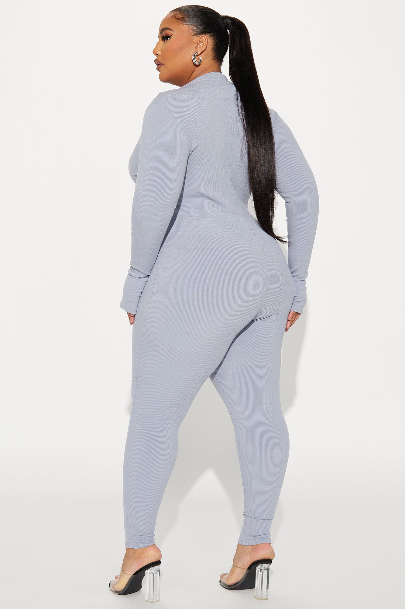 Sabrina Snatched Jumpsuit - Slate Grey sold by Fashion Nova product image thumbnail 4