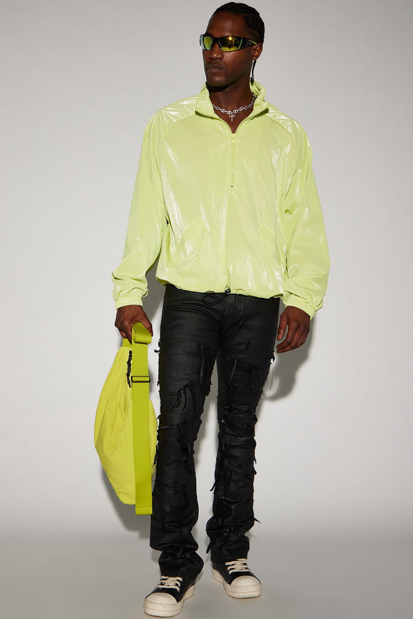 El Prado Nylon Anorak - Lime sold by Fashion Nova product image thumbnail 3