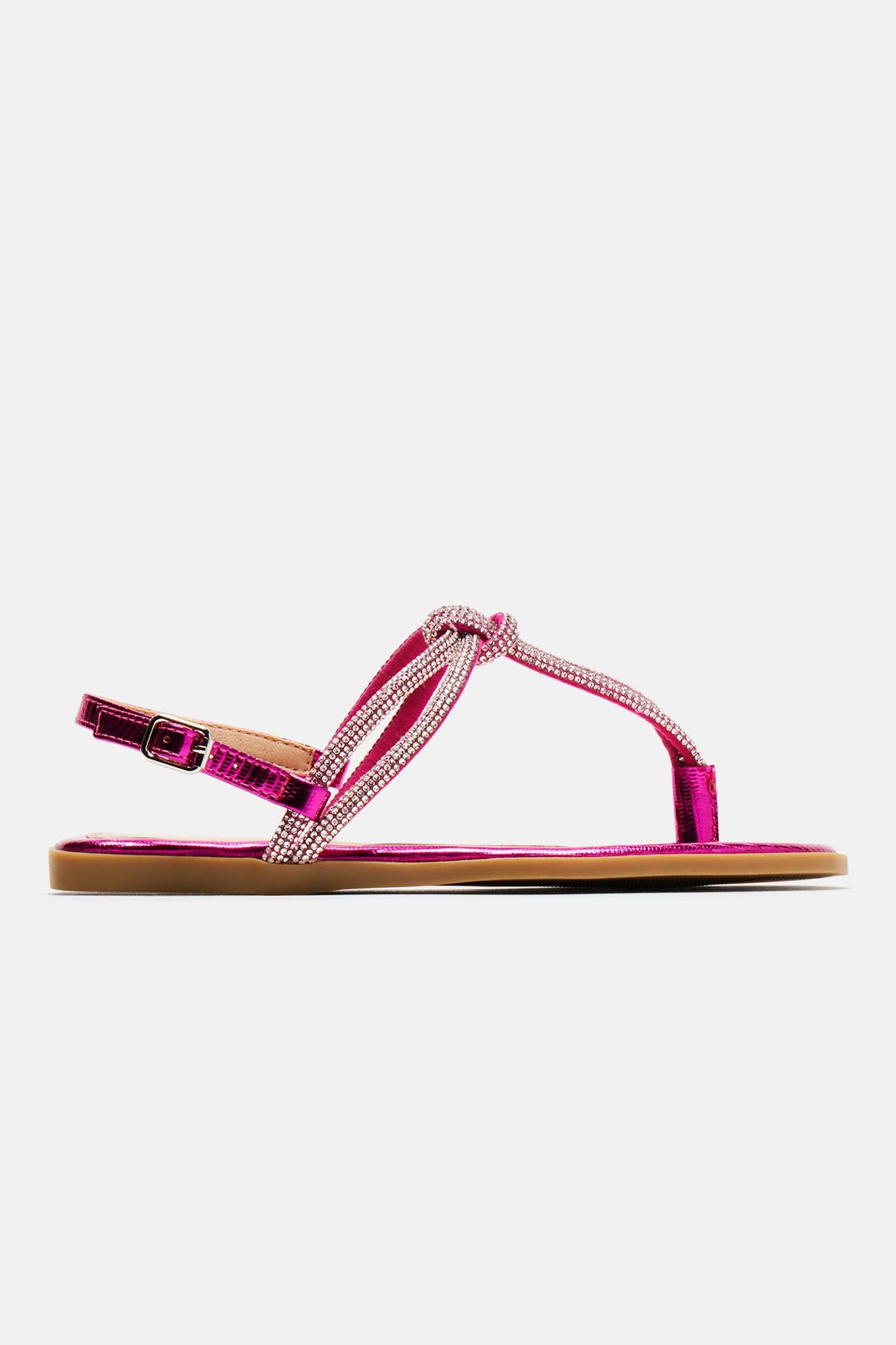 Good To You Flat Sandals - Pink sold by Fashion Nova product image thumbnail 5