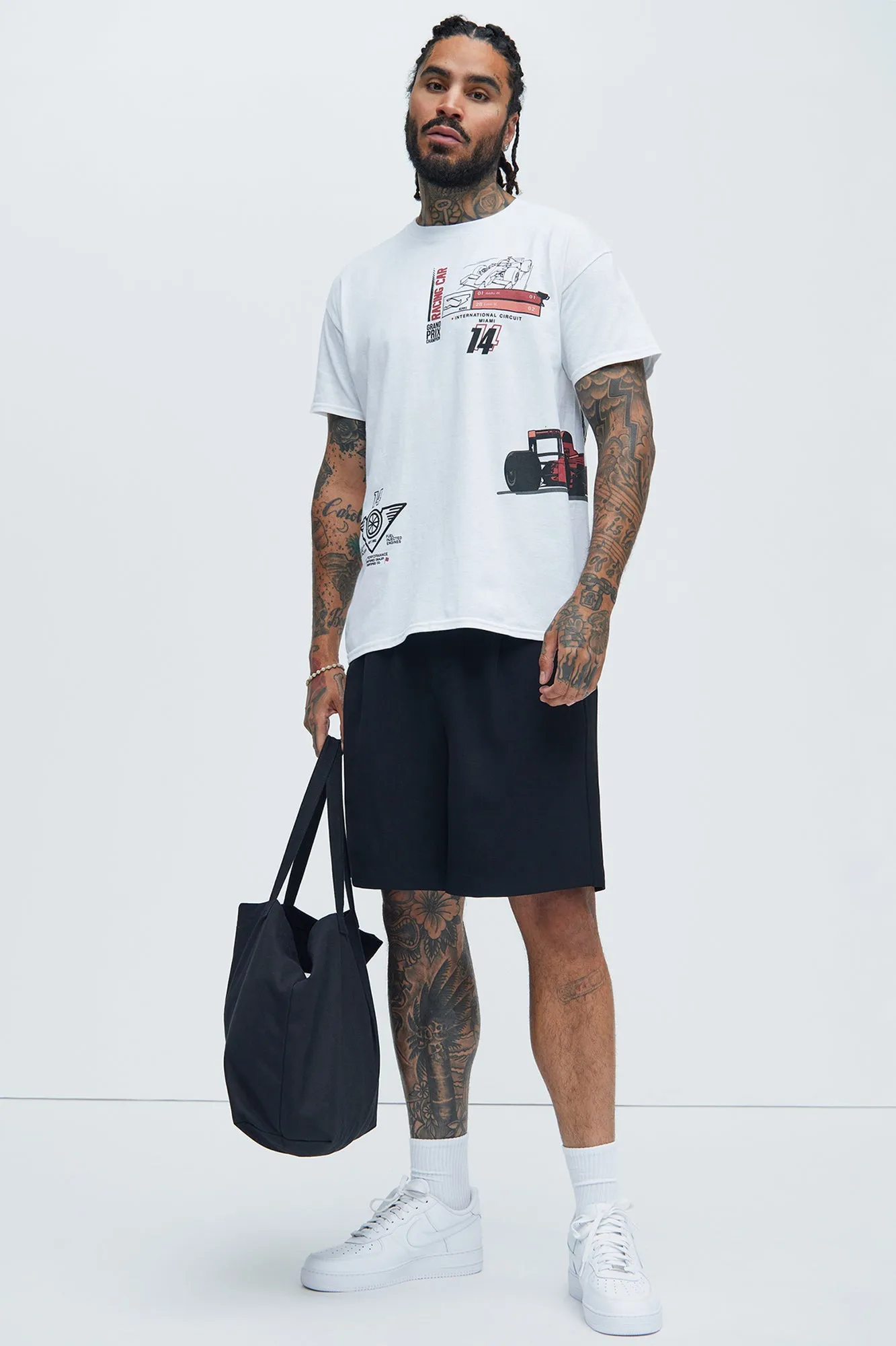 Grand Prix Racing Car Short Sleeve Tee - White sold by Fashion Nova product image thumbnail 4