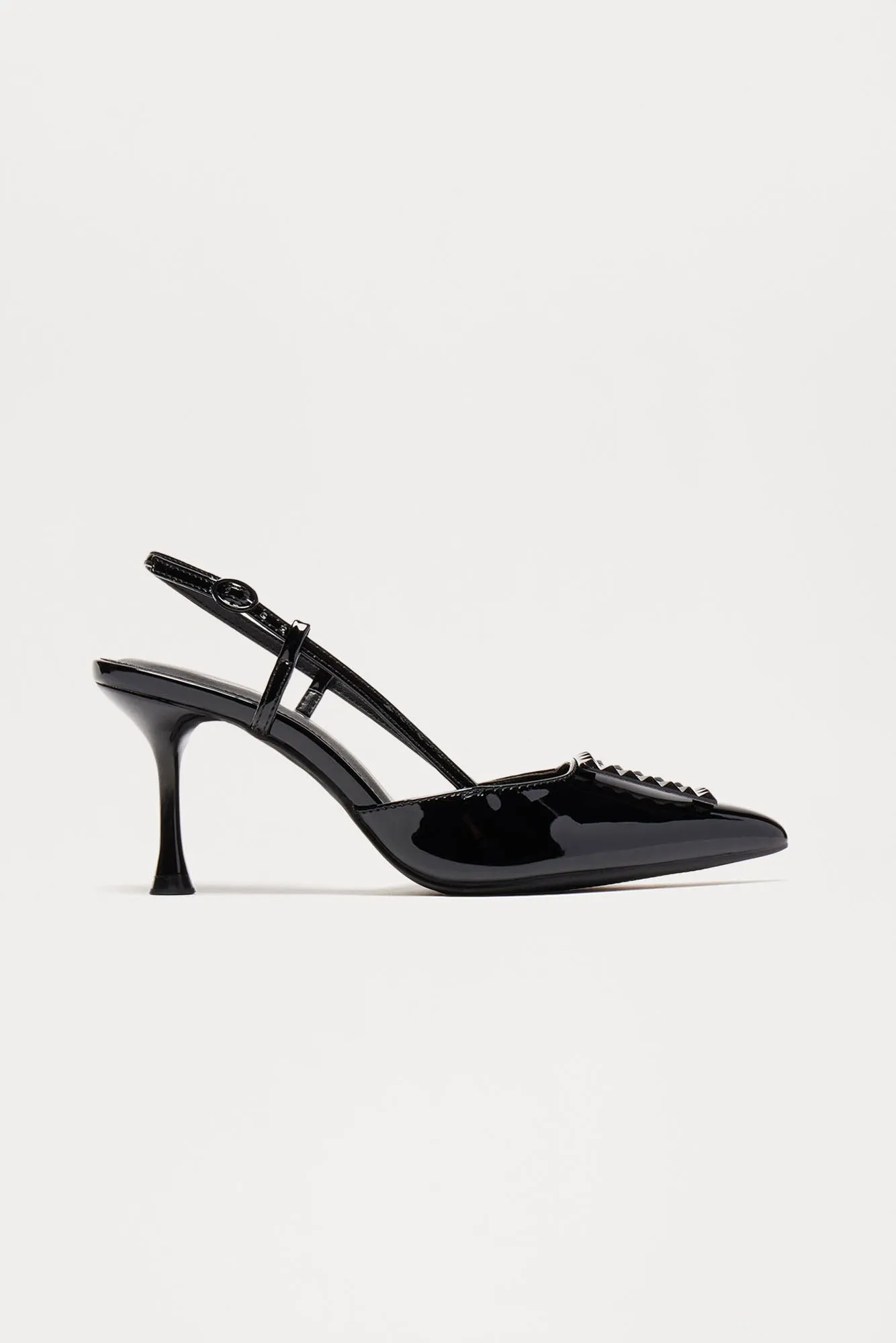 Beck Slingback Pumps - Black sold by Fashion Nova