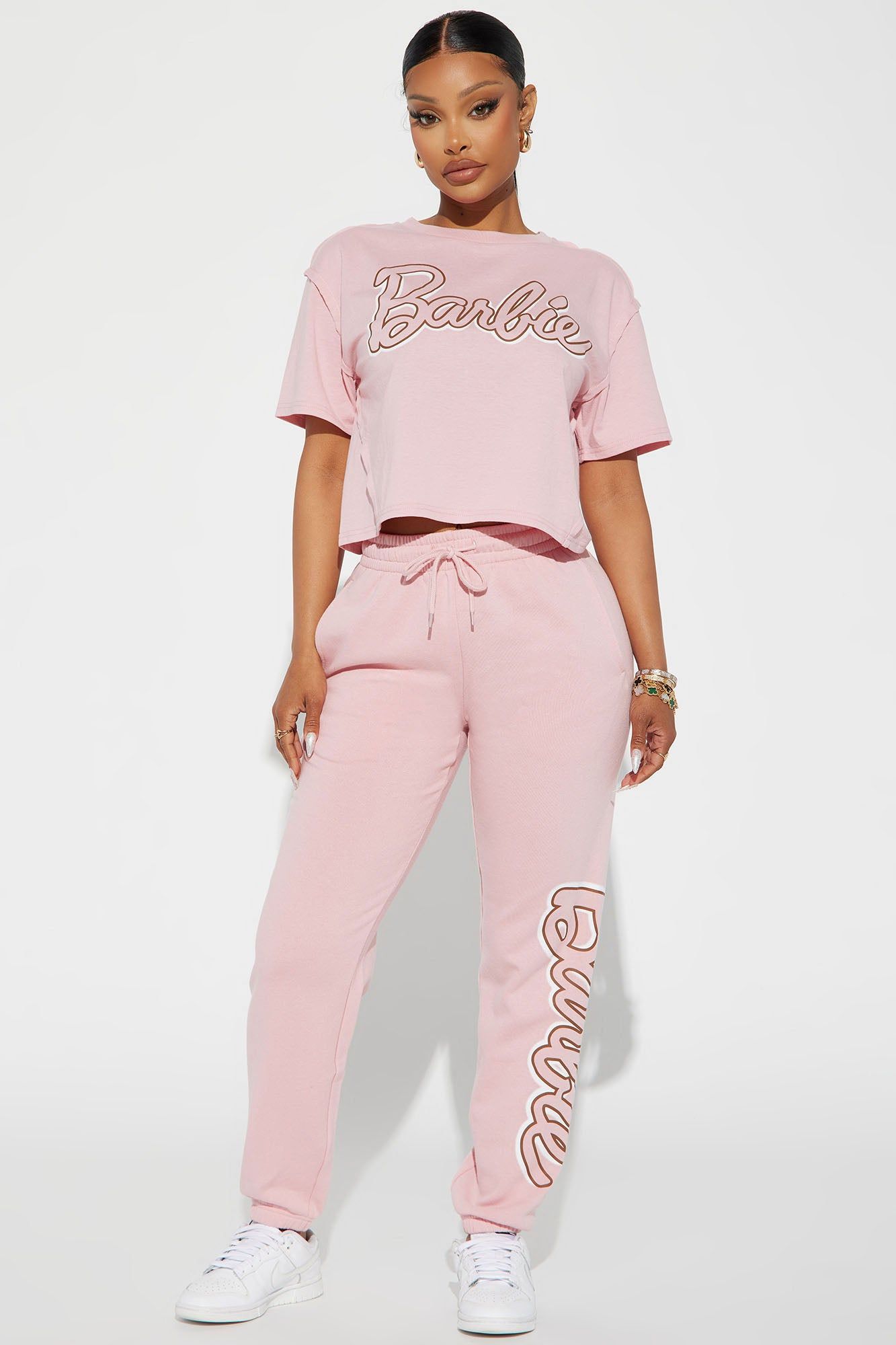 Barbie Girl Jogger Pant - Pink sold by Fashion Nova
