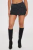 Hope You Know Embellished Mini Skirt - Black sold by Fashion Nova