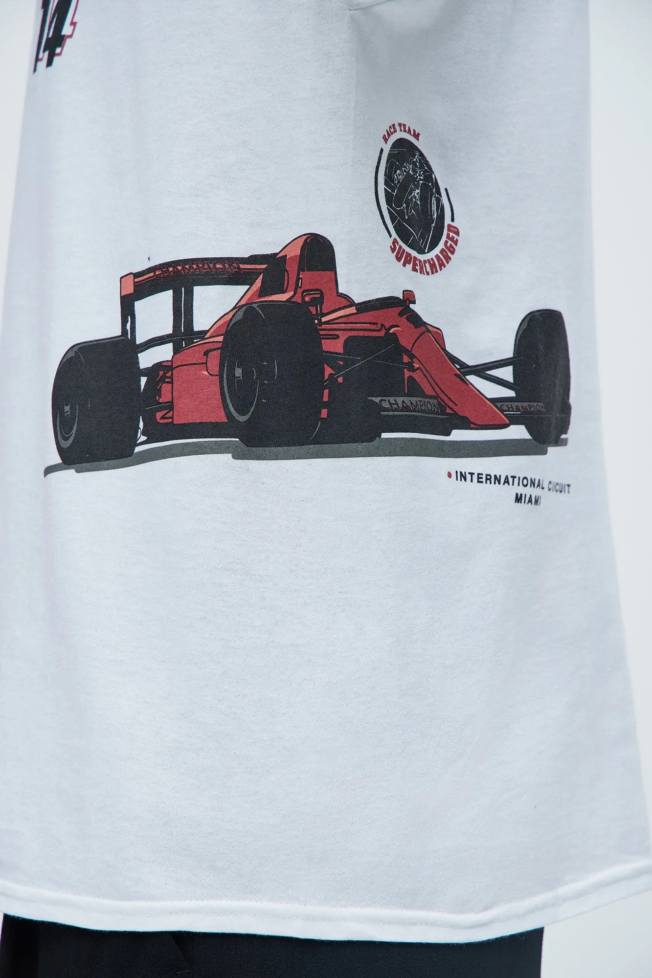 Grand Prix Racing Car Short Sleeve Tee - White sold by Fashion Nova product image thumbnail 2