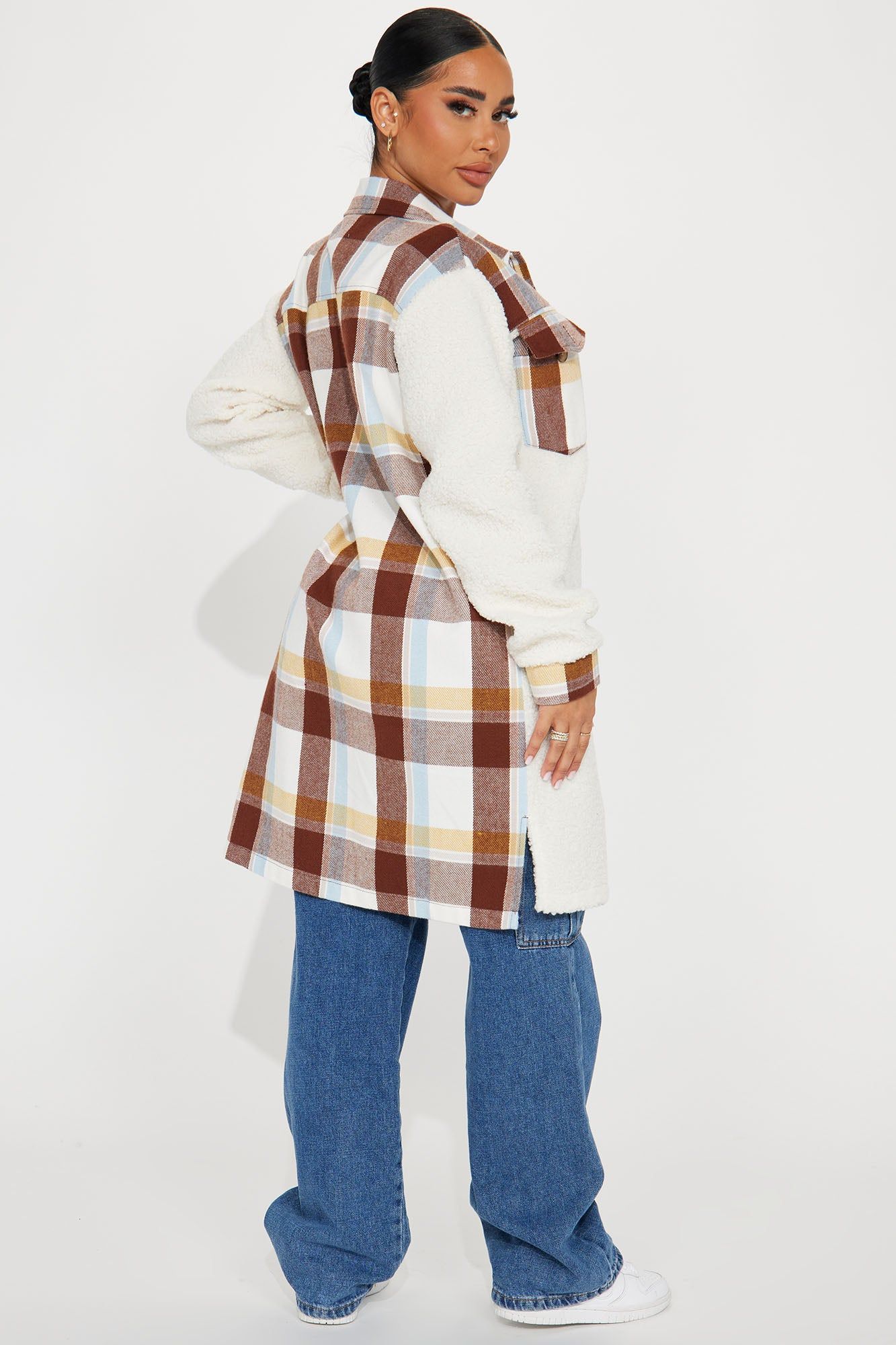 Two Faced Shacket - Cream sold by Fashion Nova product image thumbnail 3