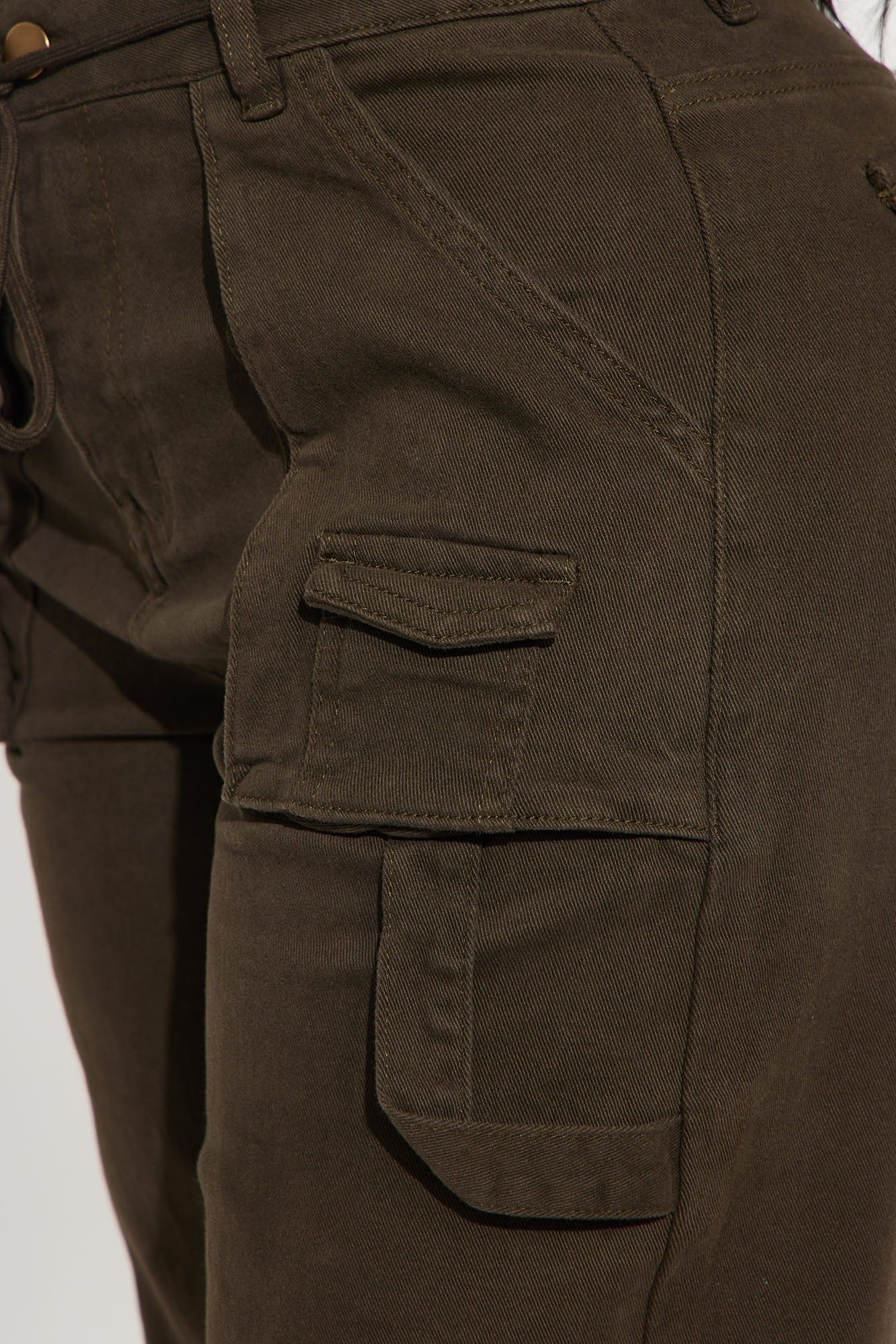 Olivia Wide Leg Cargo Pant - Olive sold by Fashion Nova product image thumbnail 3