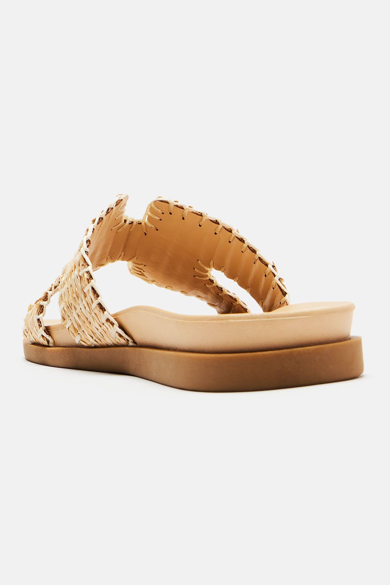 Just A Vacation Flat Sandals - Tan sold by Fashion Nova product image thumbnail 5