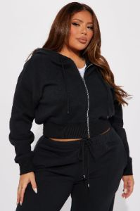 Brianna Jogger Pant Set - Black sold by Fashion Nova
