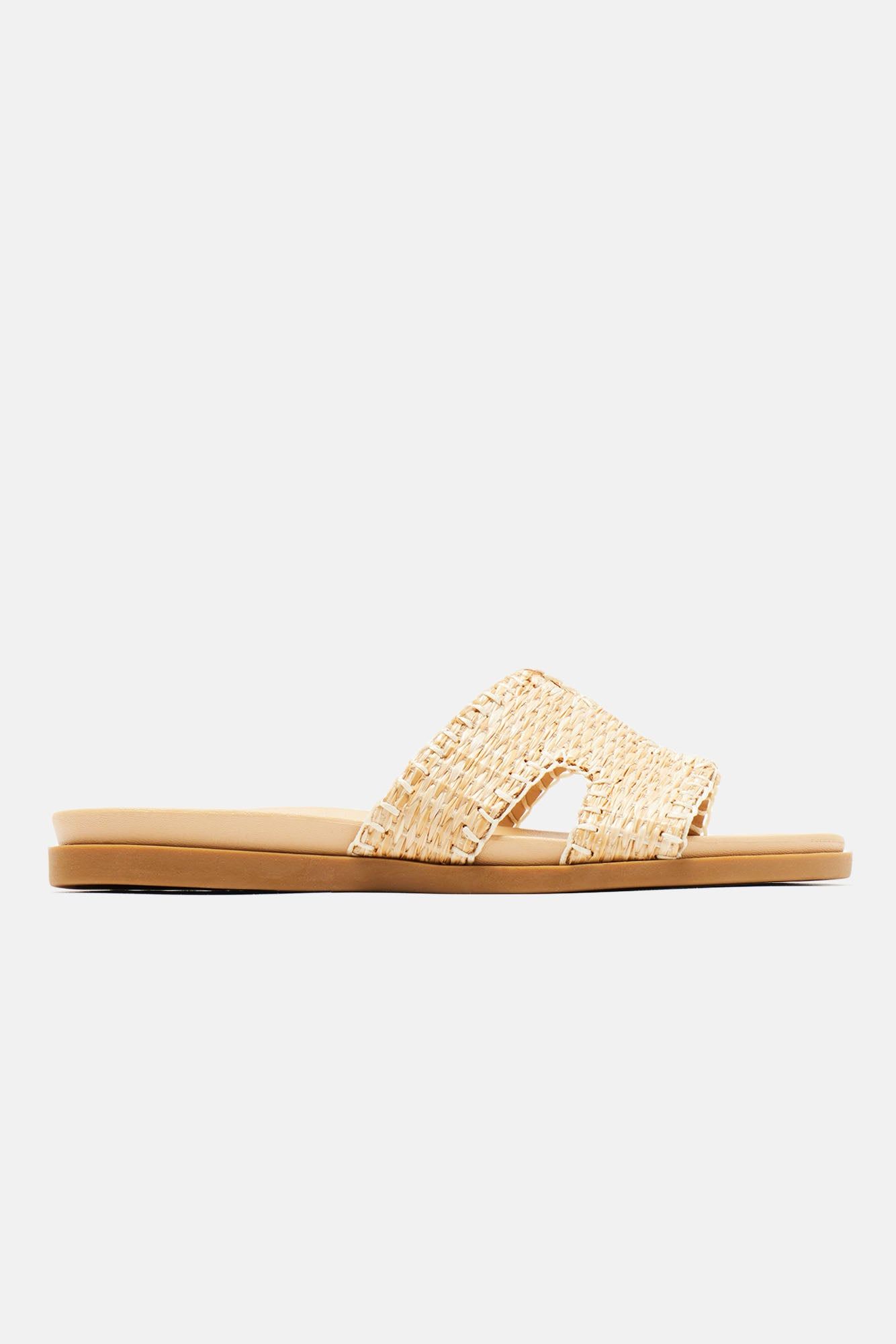 Just A Vacation Flat Sandals - Tan sold by Fashion Nova product image thumbnail 3