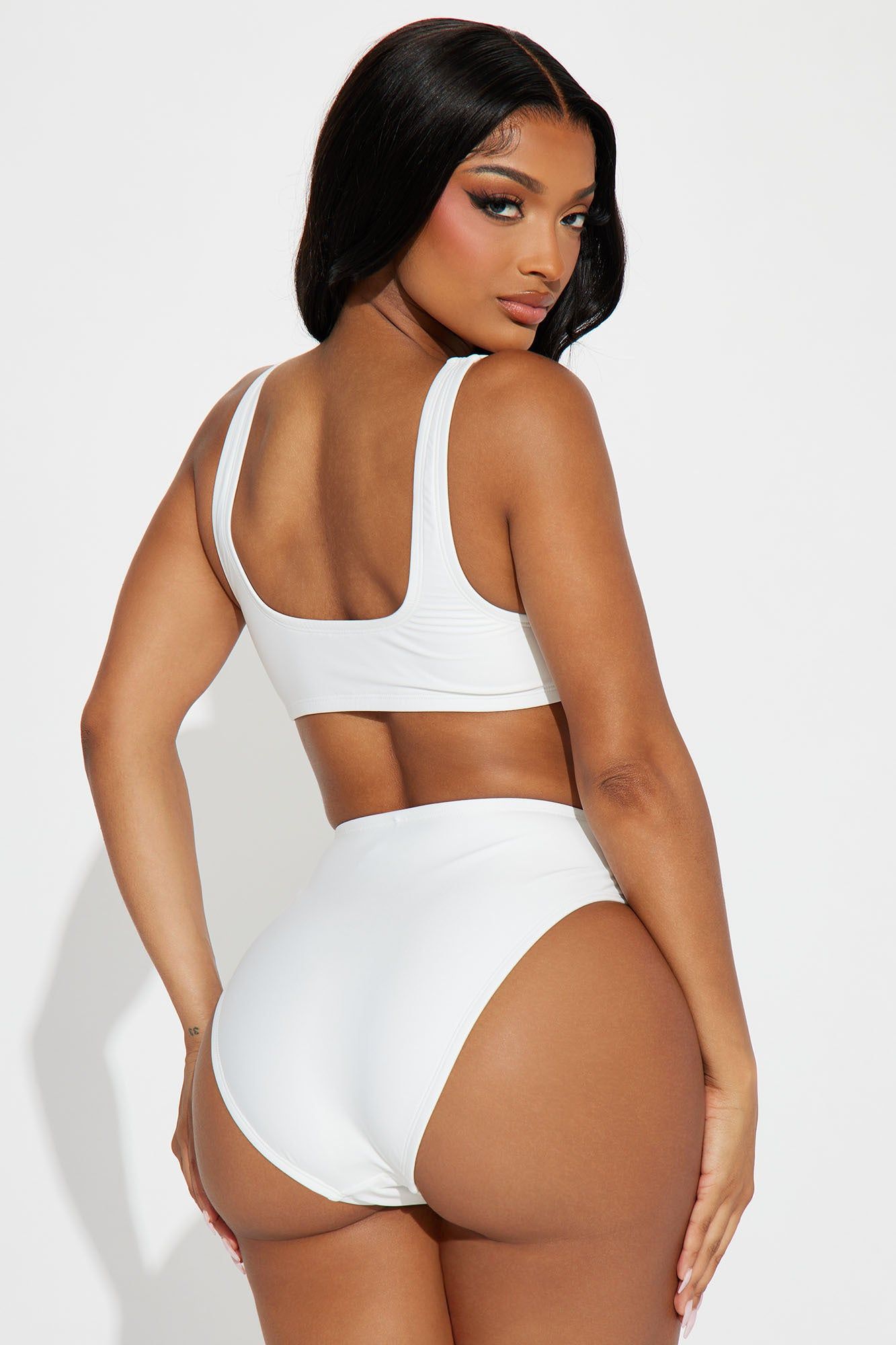 Barbie Girl 3 Piece Bikini Set - White sold by Fashion Nova product image thumbnail 5