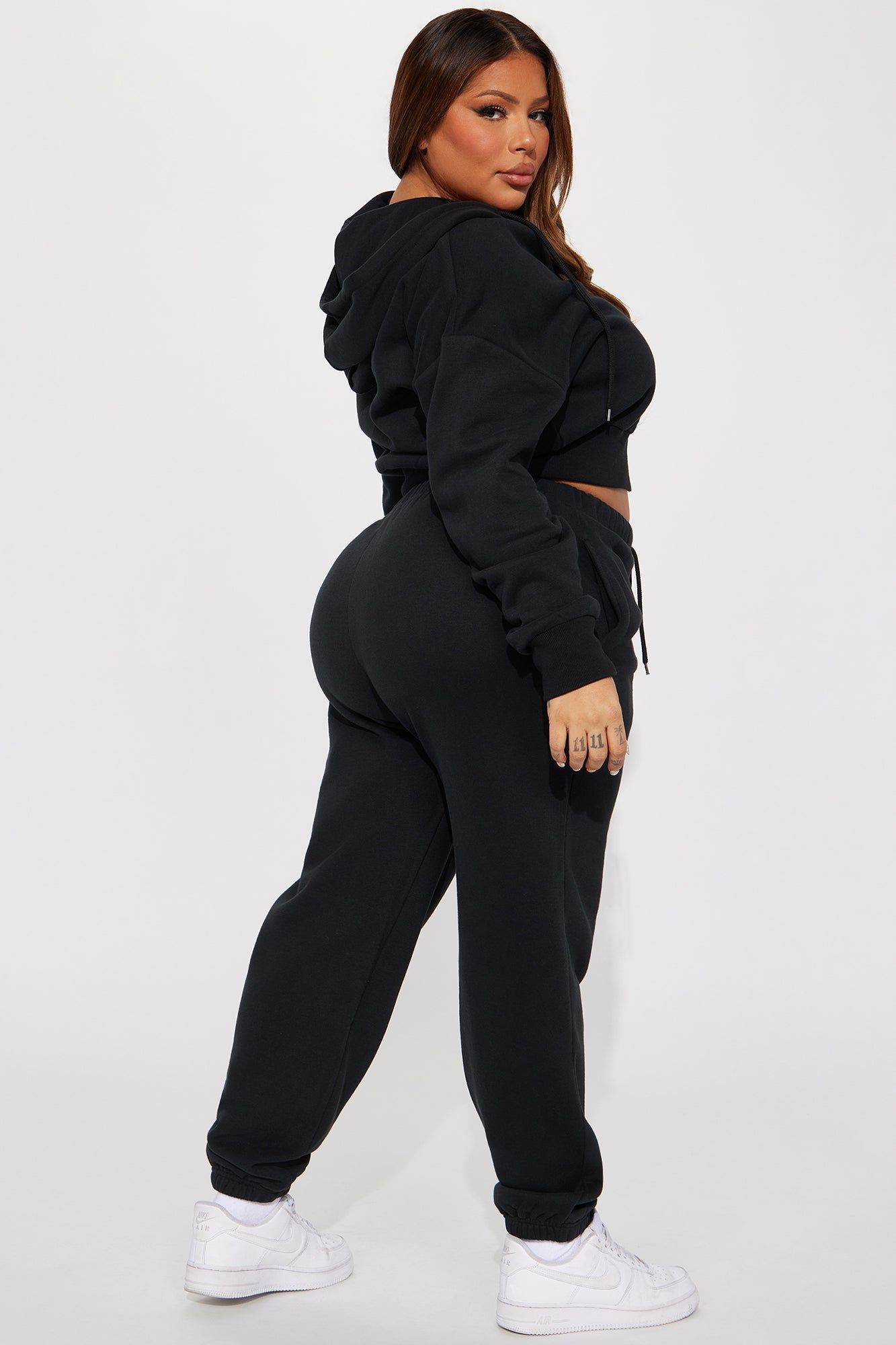 Brianna Jogger Pant Set - Black sold by Fashion Nova product image thumbnail 6