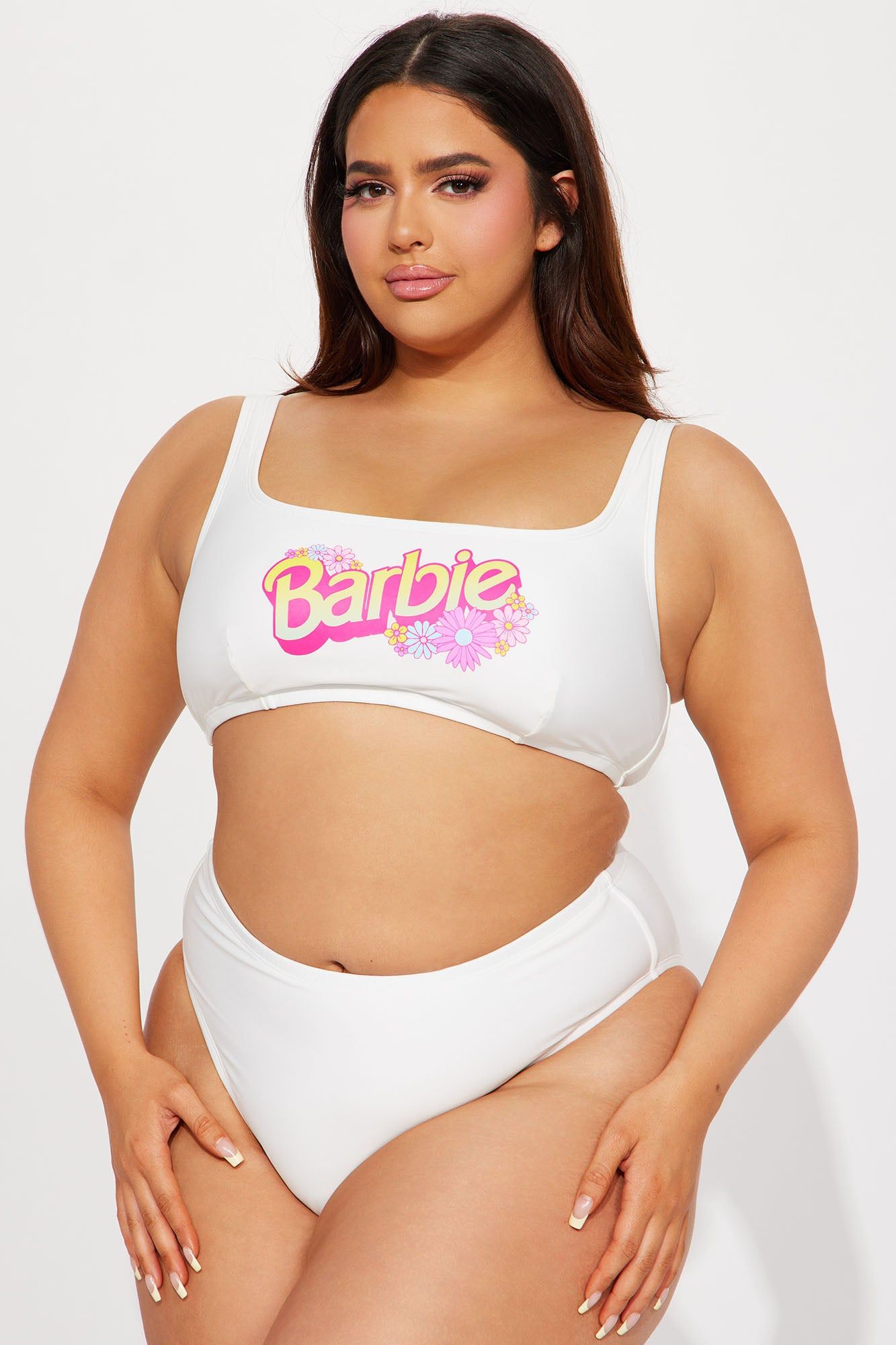 Barbie Girl 3 Piece Bikini Set - White sold by Fashion Nova product image thumbnail 8