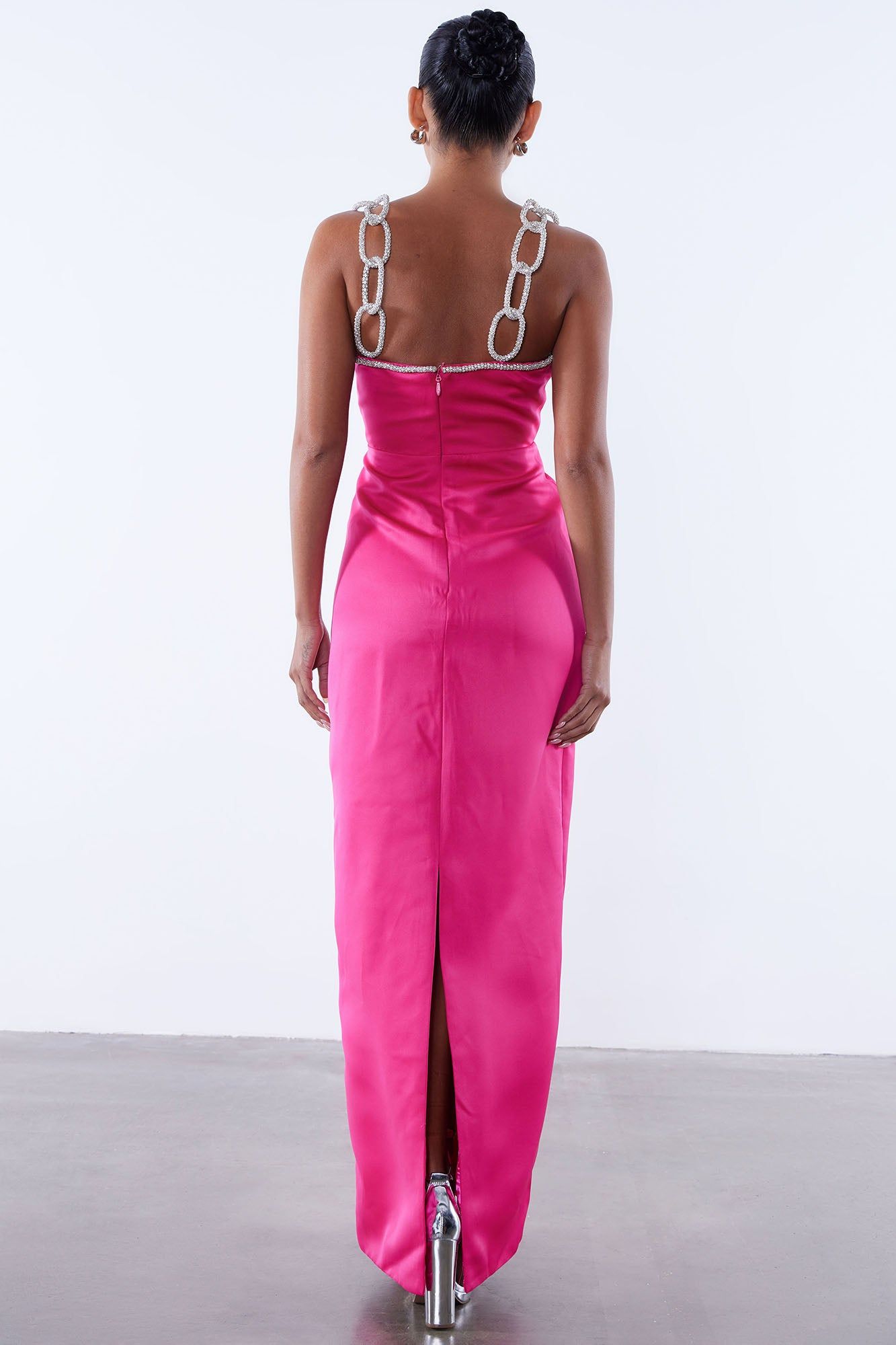 Valerie Embellished Maxi Dress - Hot Pink sold by Fashion Nova product image thumbnail 4