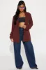 The Natasha Blazer - Chocolate sold by Fashion Nova