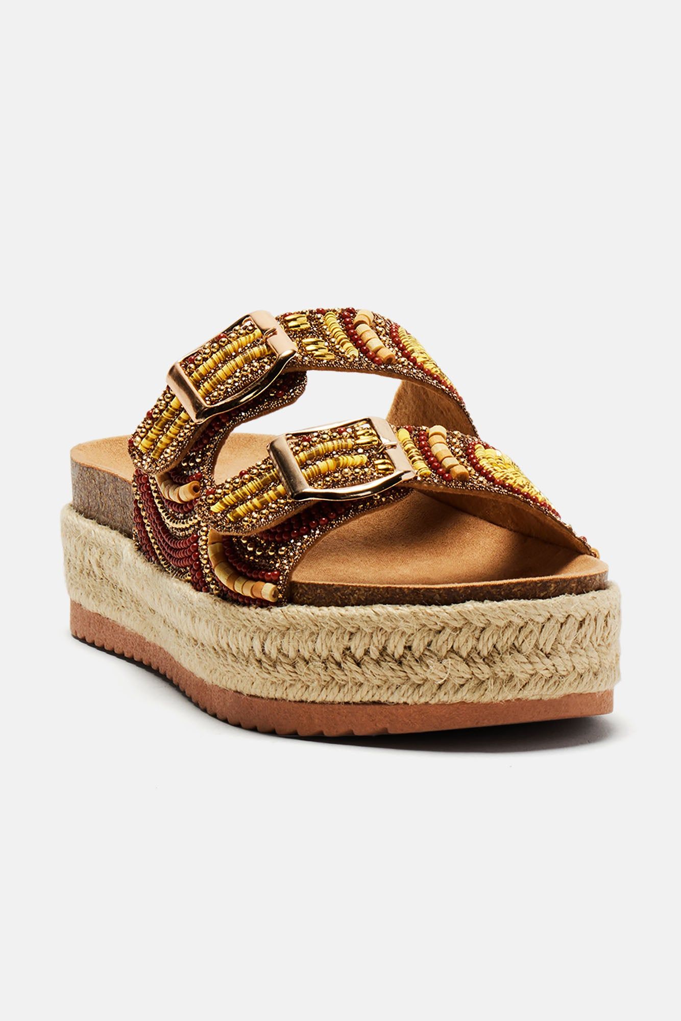 Made For Sunny Days Platform Sandals - Chestnut sold by Fashion Nova product image thumbnail 3