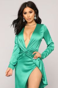 You Get Me Dress - Green sold by Fashion Nova