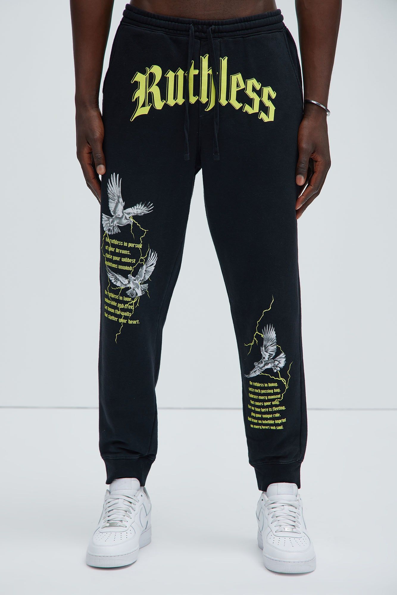 Ruthless And Fly Jogger - Black sold by Fashion Nova