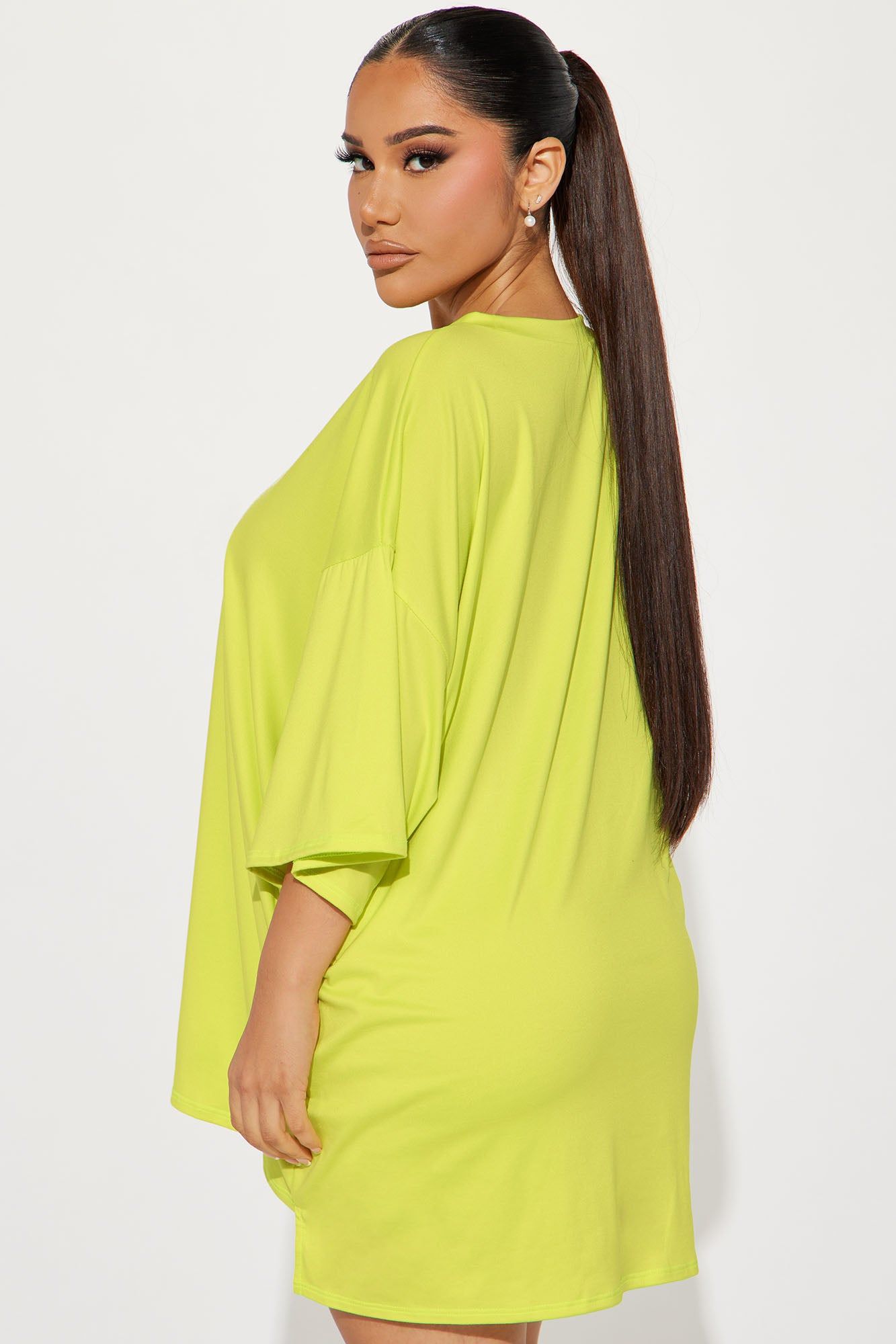 Casual Life Short Set - Chartreuse sold by Fashion Nova product image thumbnail 3