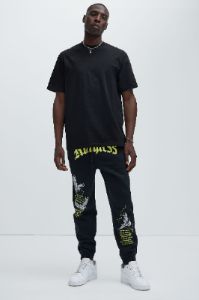 Ruthless And Fly Jogger - Black sold by Fashion Nova