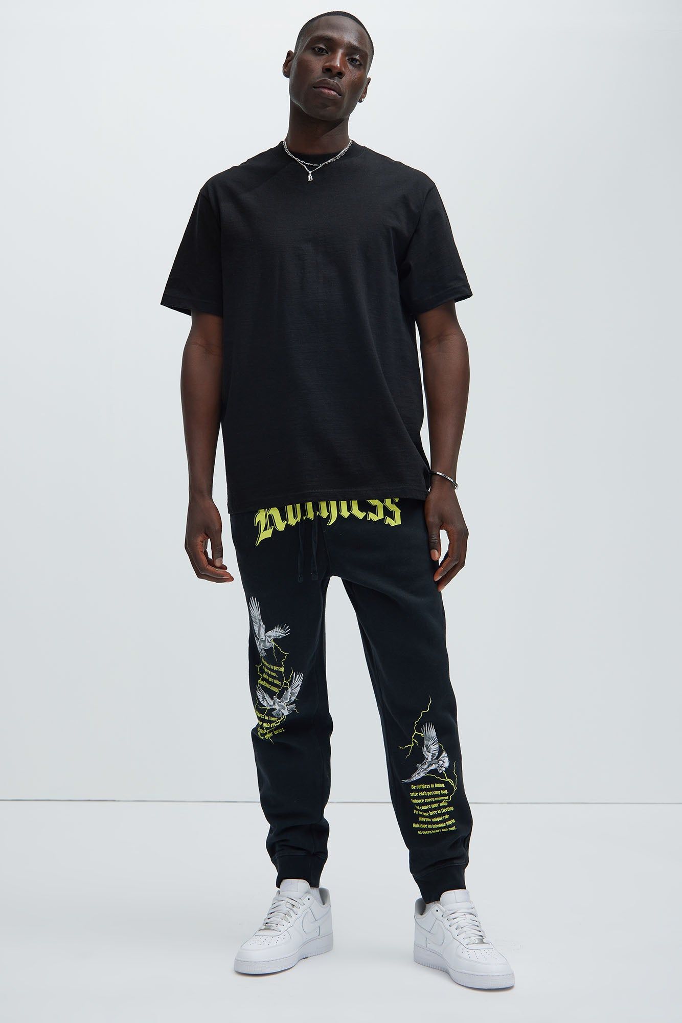Ruthless And Fly Jogger - Black sold by Fashion Nova product image thumbnail 2