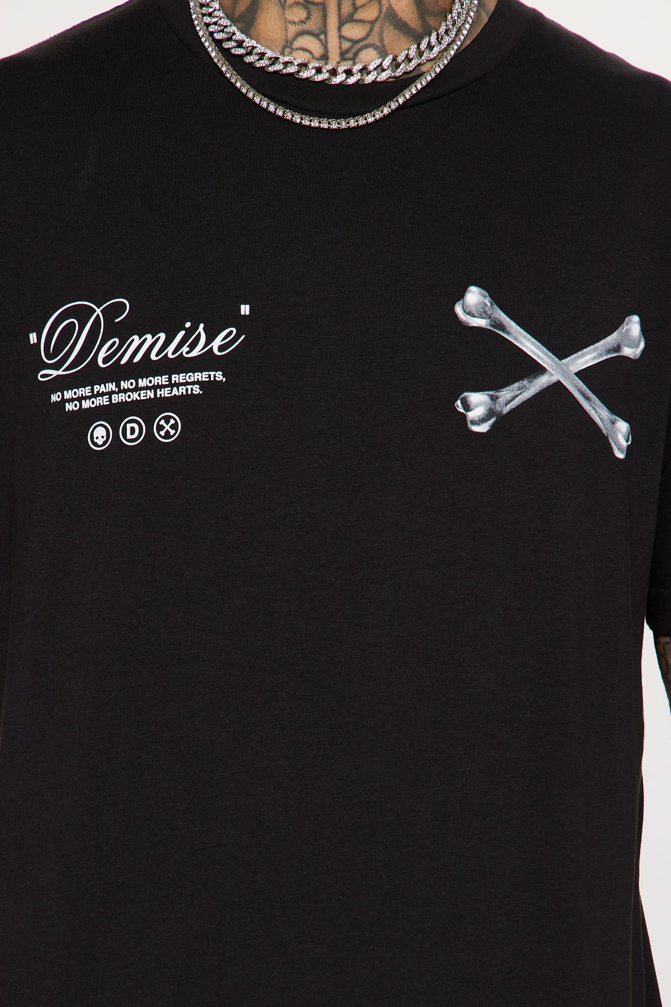 Demise Short Sleeve Tee - Black sold by Fashion Nova product image thumbnail 5