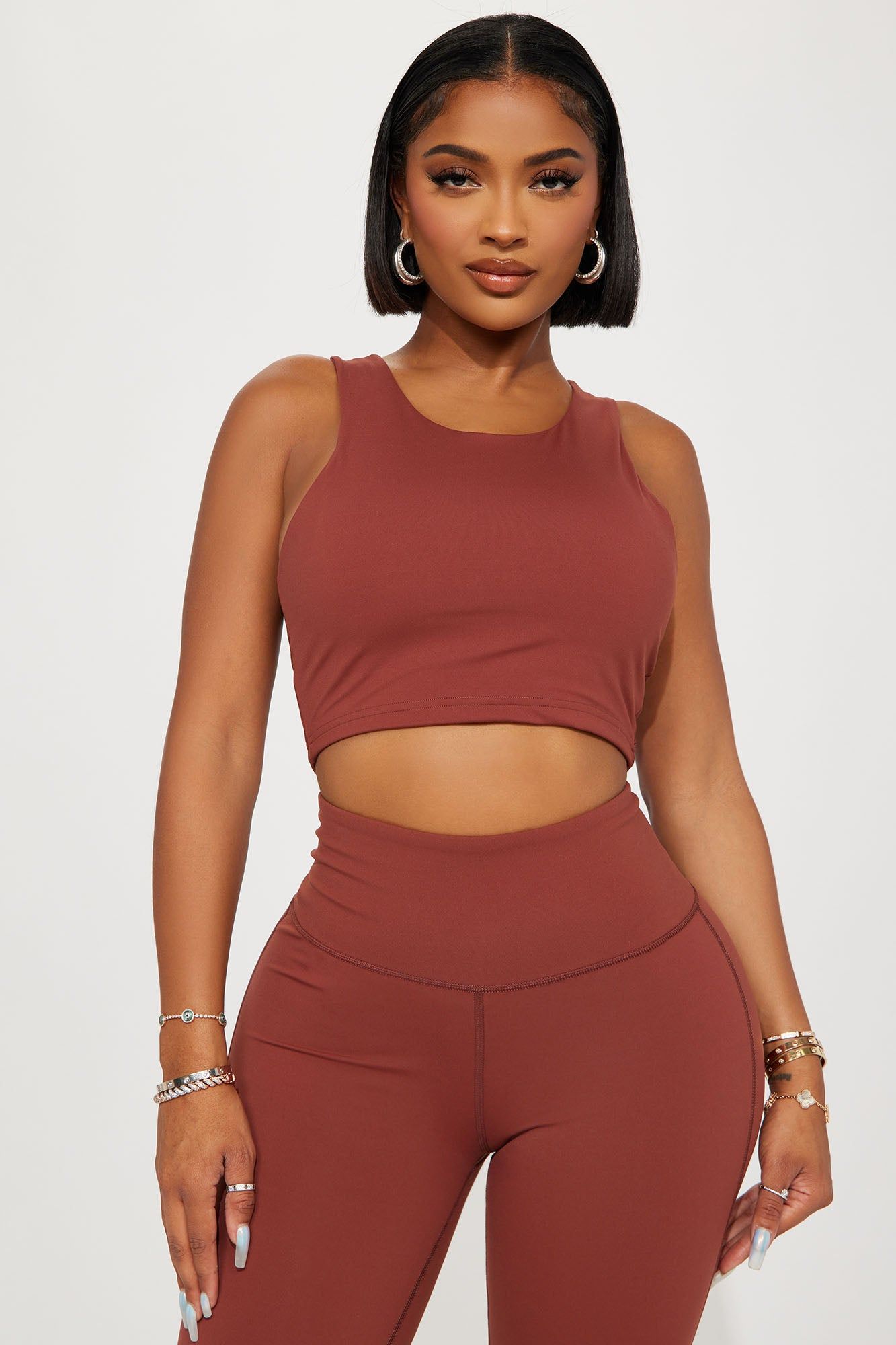 Workout Partner Active Set - Brown sold by Fashion Nova product image thumbnail 2