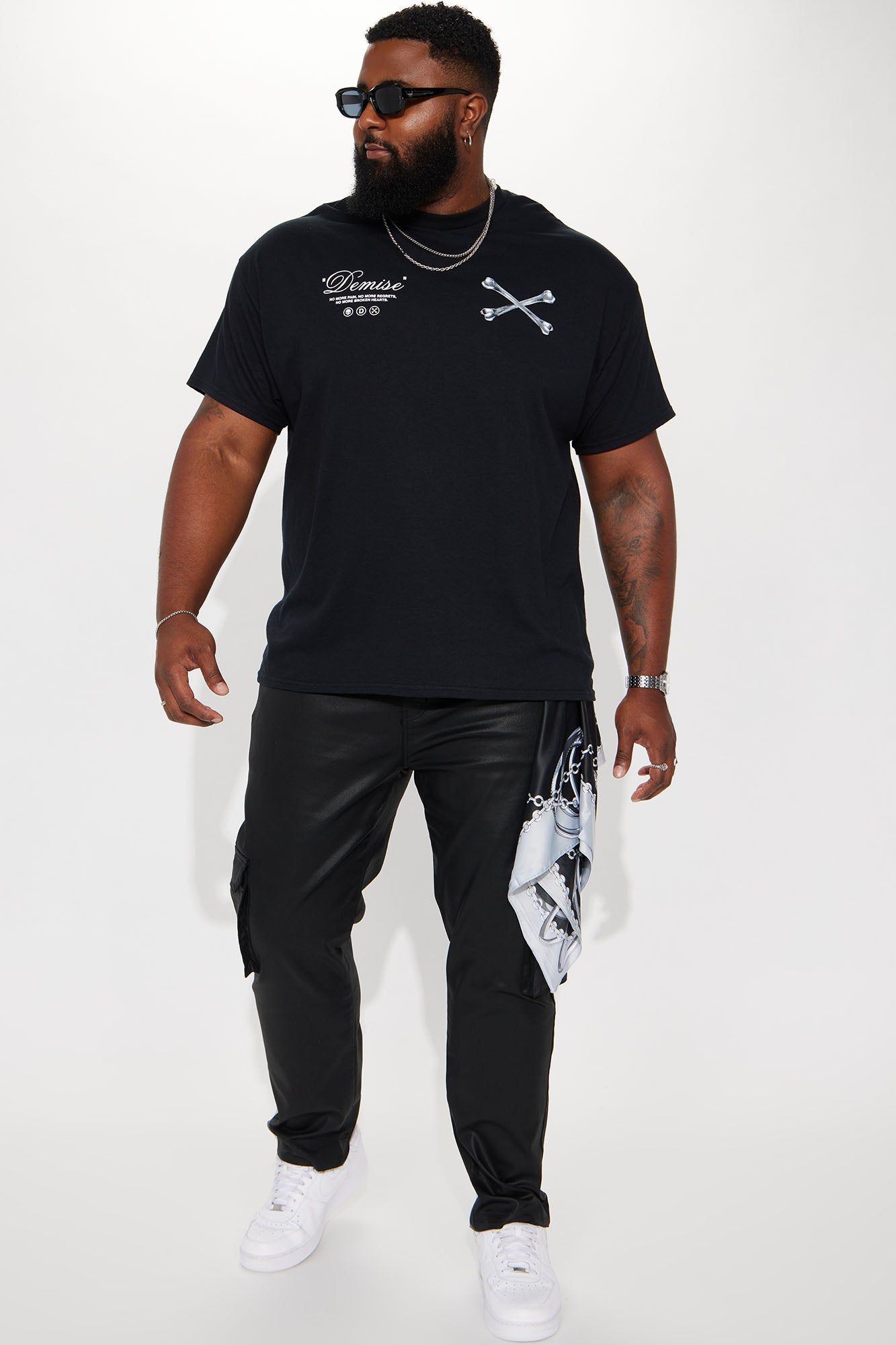 Demise Short Sleeve Tee - Black sold by Fashion Nova product image thumbnail 6