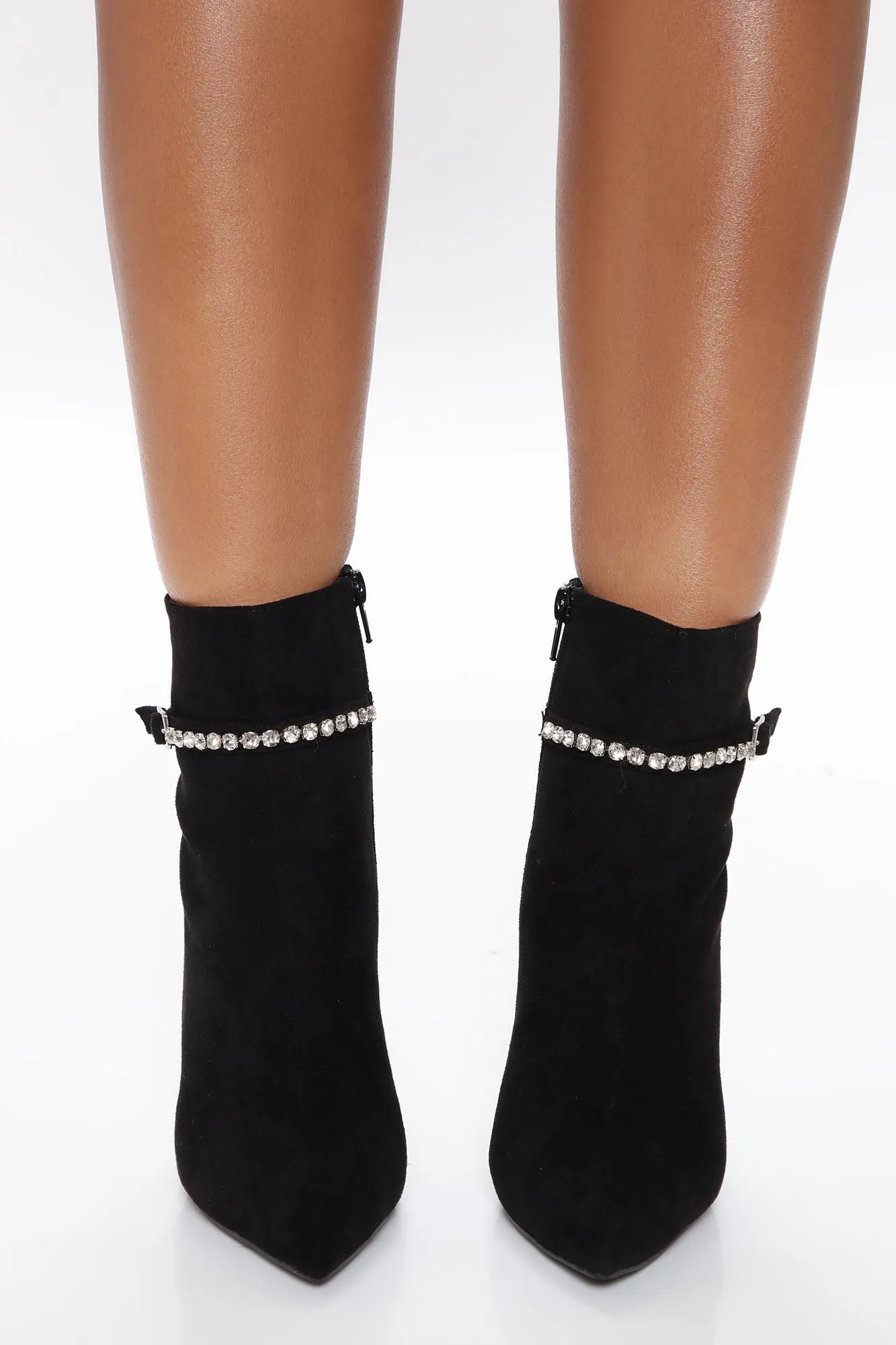 Ready To Go Rhinestone Booties - Black sold by Fashion Nova product image thumbnail 2