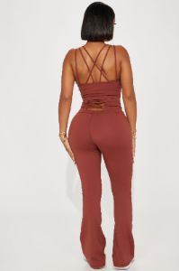 Workout Partner Active Set - Brown sold by Fashion Nova