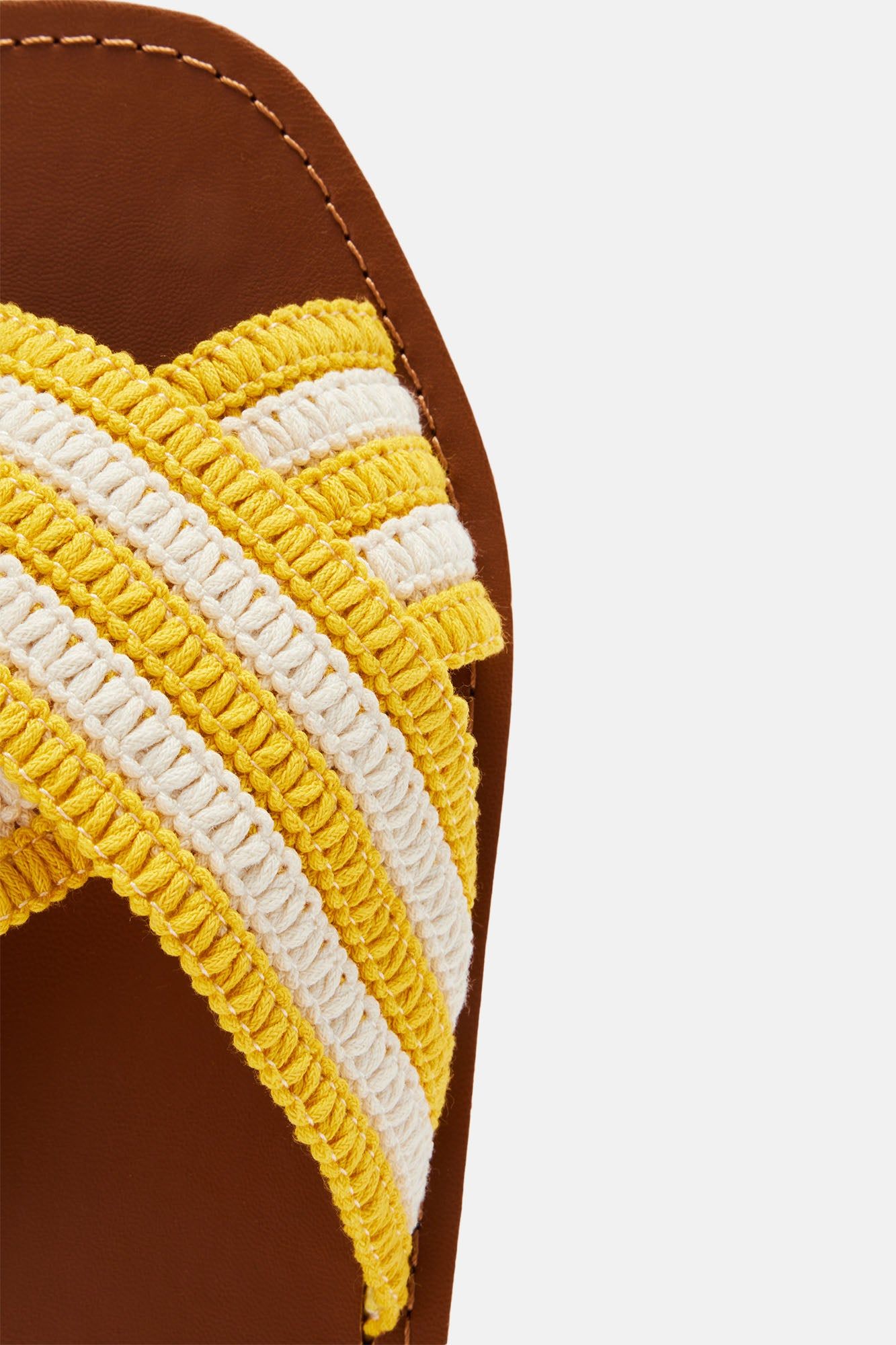 More To It Crochet Flat Sandals - Yellow sold by Fashion Nova product image thumbnail 5