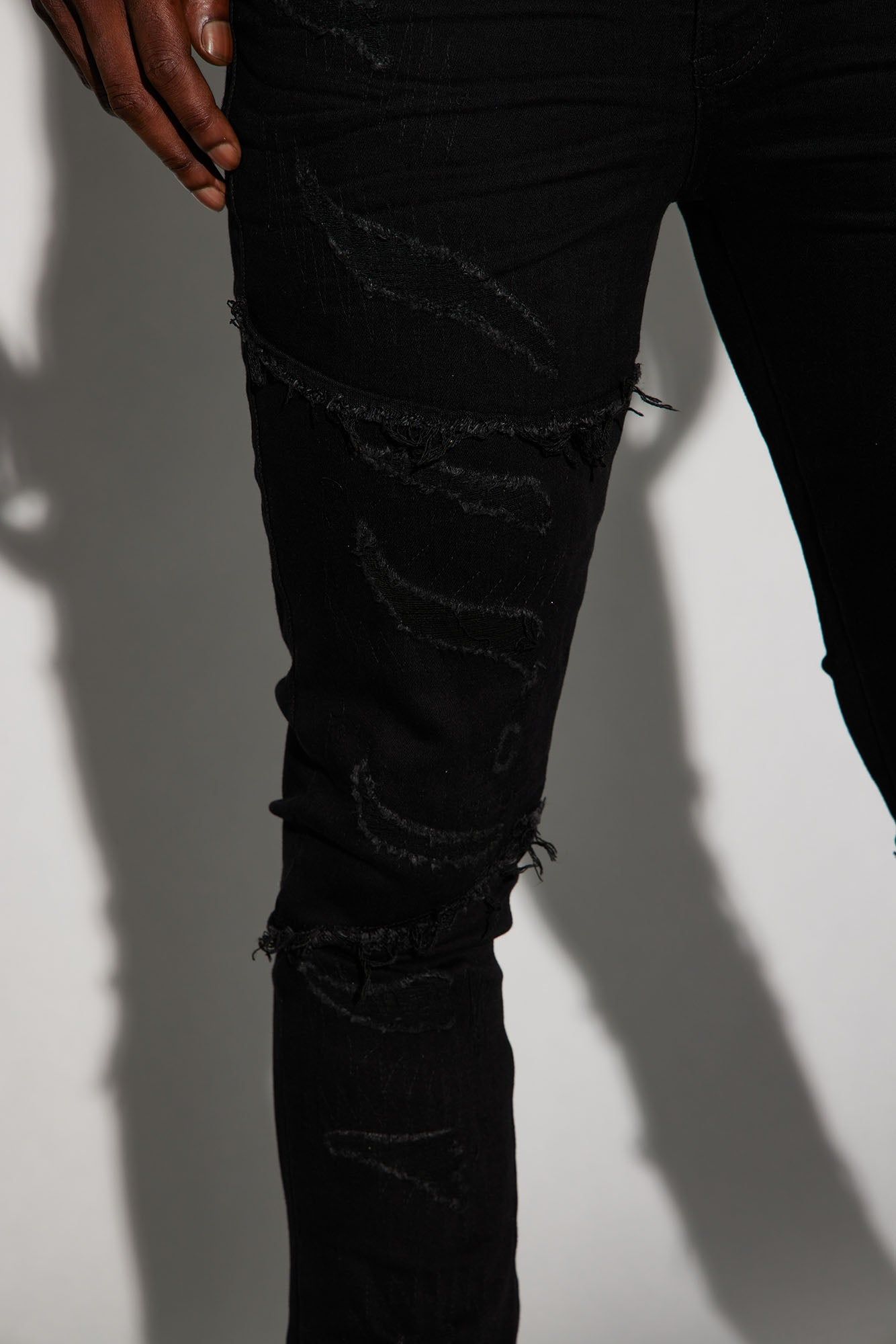 At The Moment Stacked Skinny Flare Jeans - Black sold by Fashion Nova product image thumbnail 5