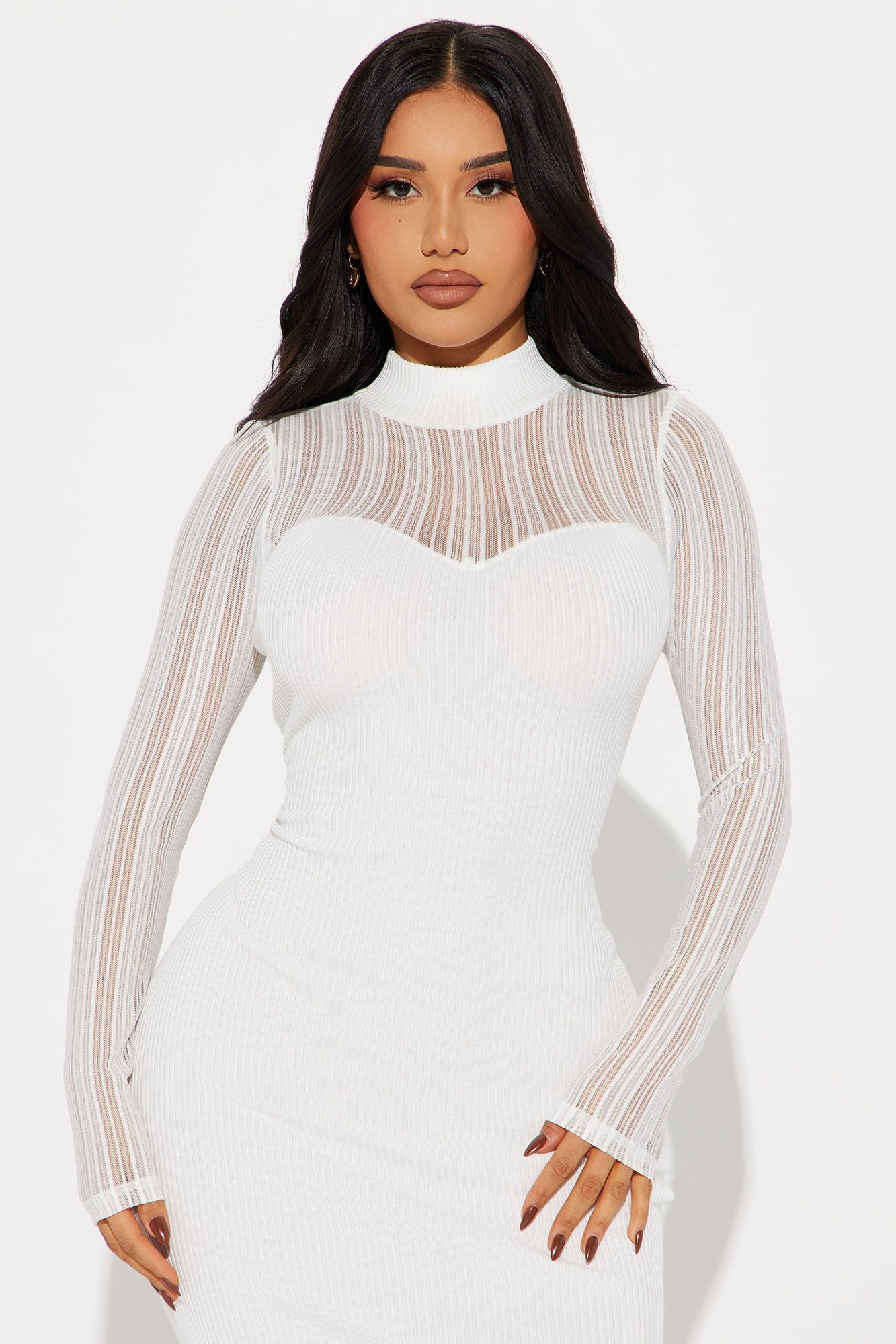 Sophie Sweater Midi Dress - Ivory sold by Fashion Nova product image thumbnail 2