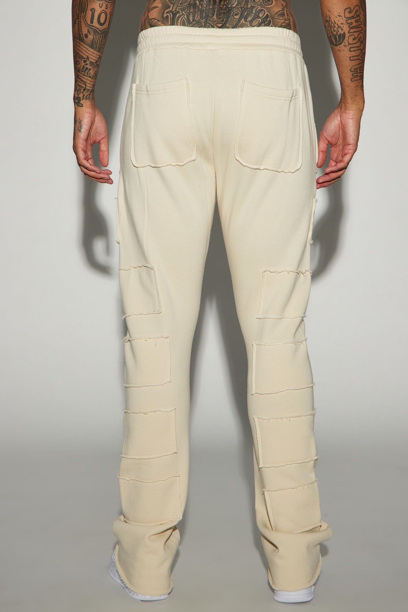 Tyson Let You Go Flared Sweatpant - Off White sold by Fashion Nova product image thumbnail 4