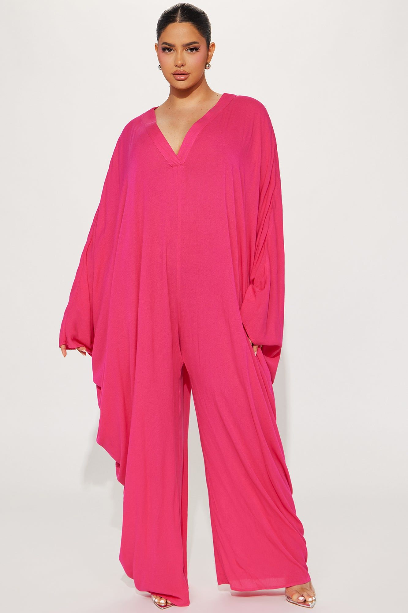 Lilah Jumpsuit - Fuchsia sold by Fashion Nova product image thumbnail 4