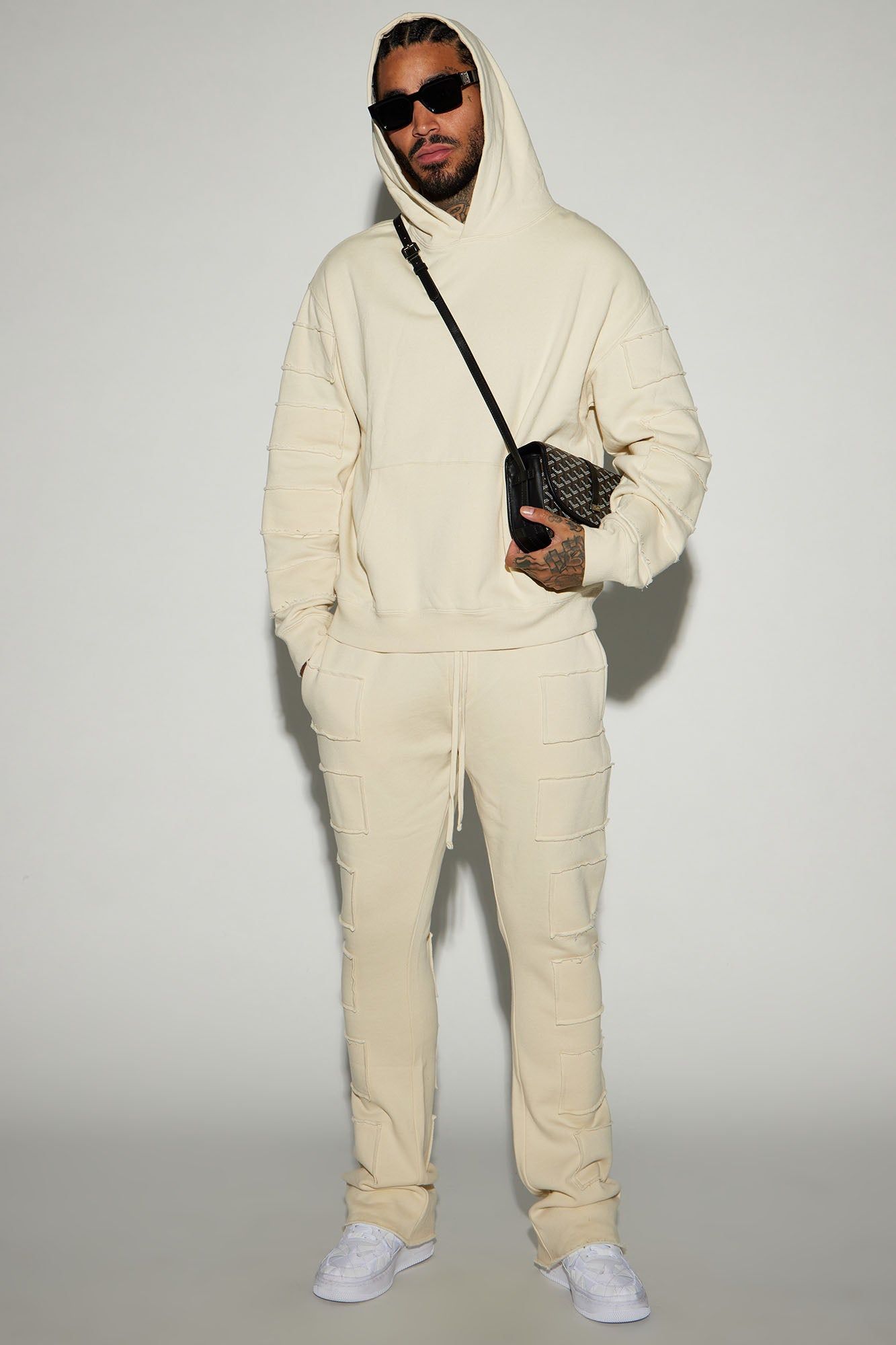 Tyson Let You Go Flared Sweatpant - Off White sold by Fashion Nova product image thumbnail 2