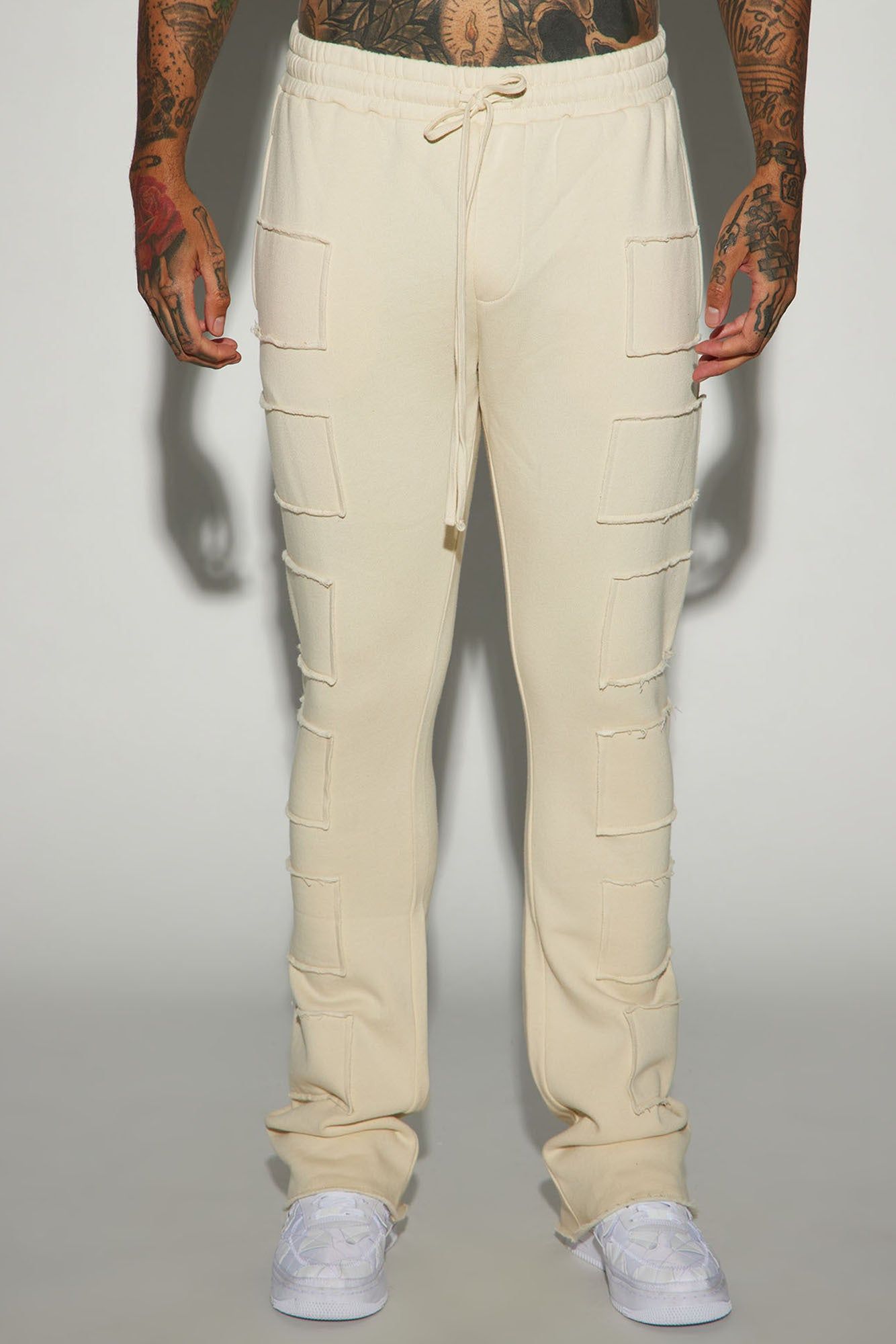 Tyson Let You Go Flared Sweatpant - Off White sold by Fashion Nova product image thumbnail 3
