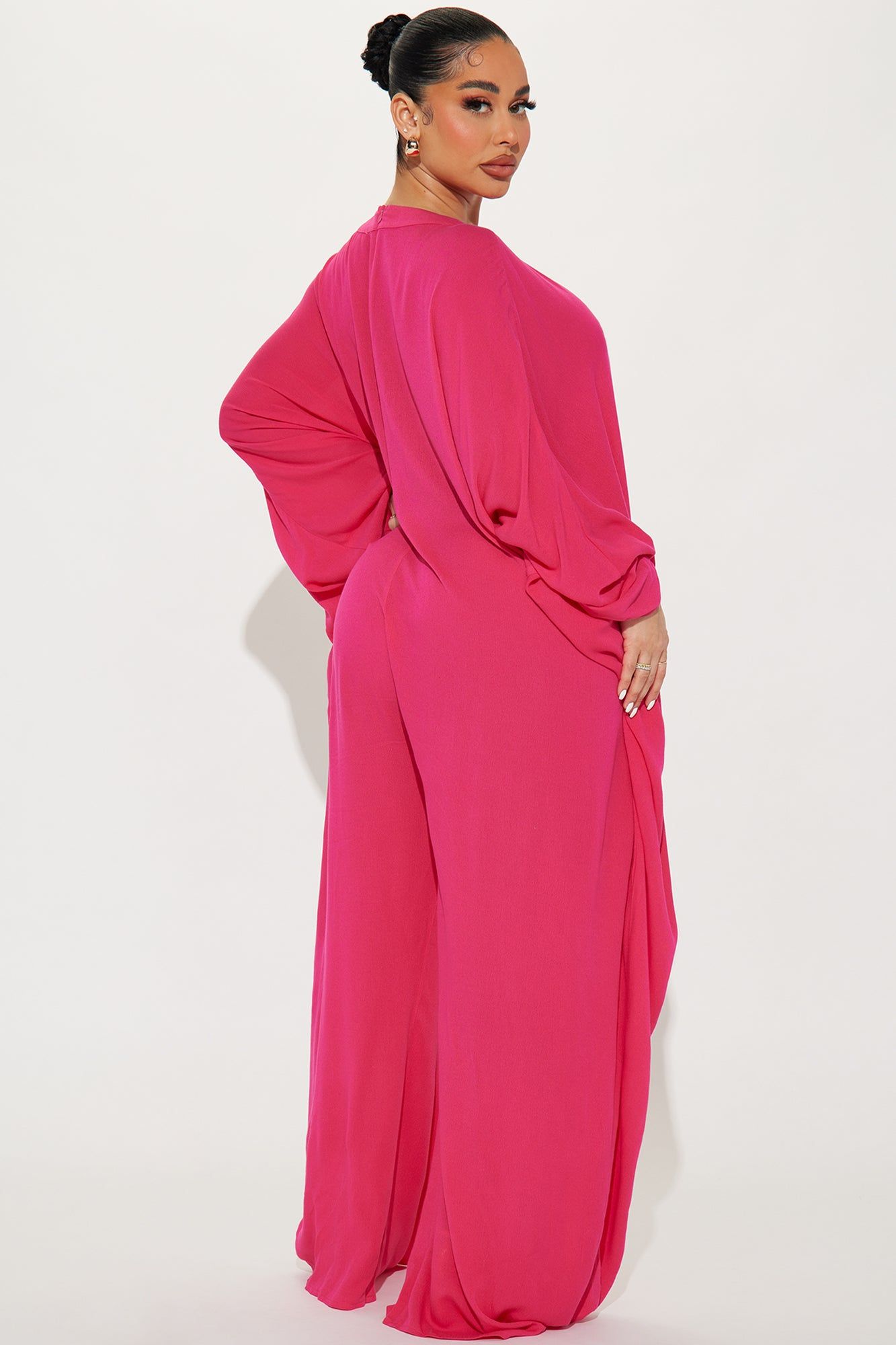 Lilah Jumpsuit - Fuchsia sold by Fashion Nova product image thumbnail 3
