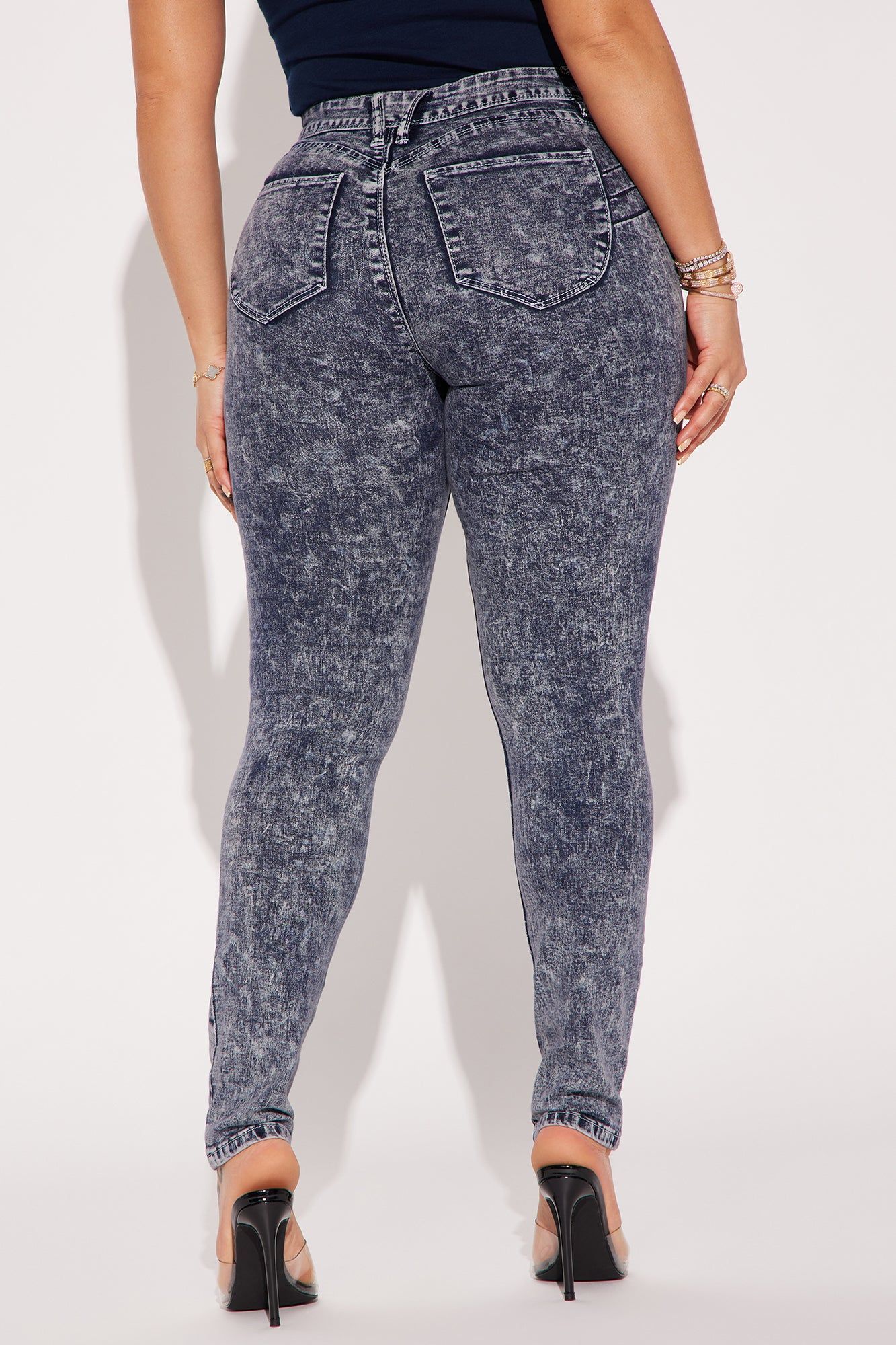 Got You On Lockdown Skinny Jeans - Acid Wash Denim sold by Fashion Nova product image thumbnail 3