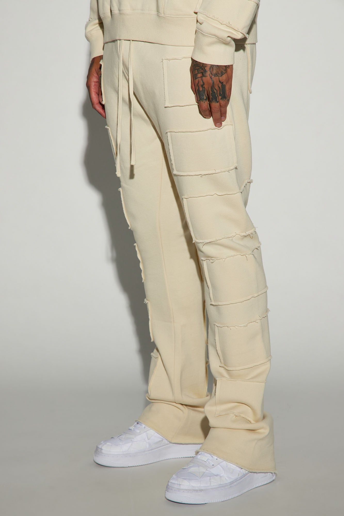 Tyson Let You Go Flared Sweatpant - Off White sold by Fashion Nova