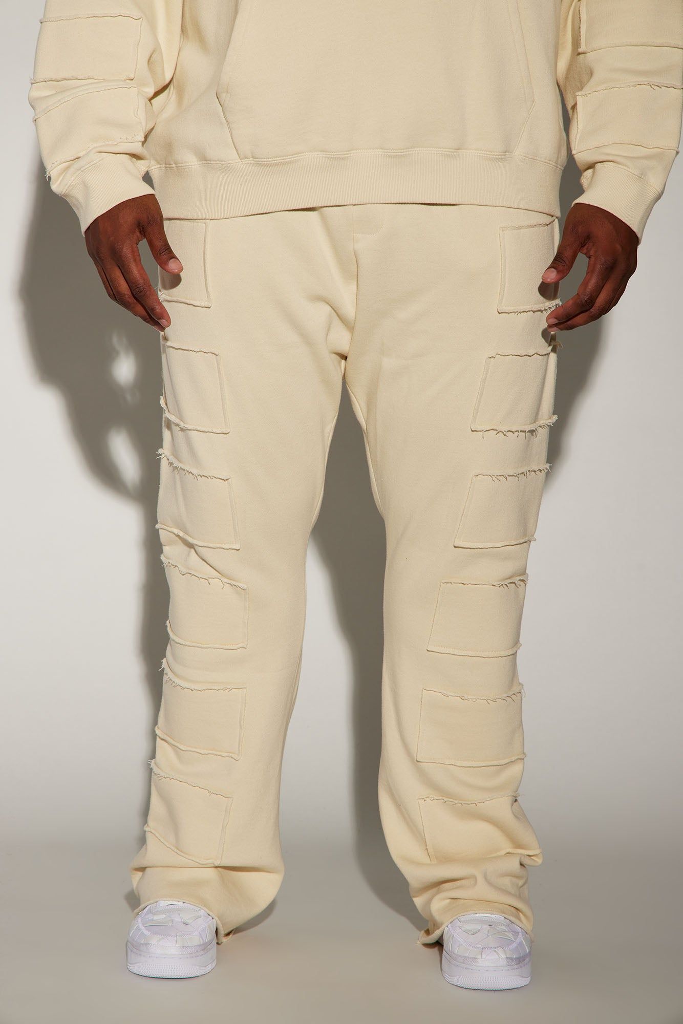 Tyson Let You Go Flared Sweatpant - Off White sold by Fashion Nova product image thumbnail 5