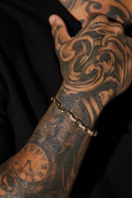 You Ain't Ready Bracelet - Gold sold by Fashion Nova