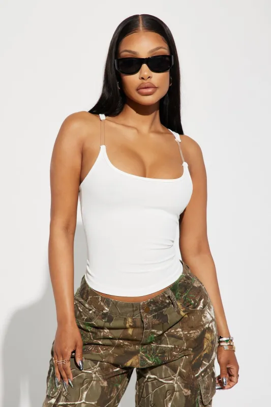 She Gets It Done Cami Top - White sold by Fashion Nova