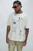 Loyalty Oversized Short Sleeve Tee - White sold by Fashion Nova