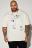Loyalty Oversized Short Sleeve Tee - White sold by Fashion Nova