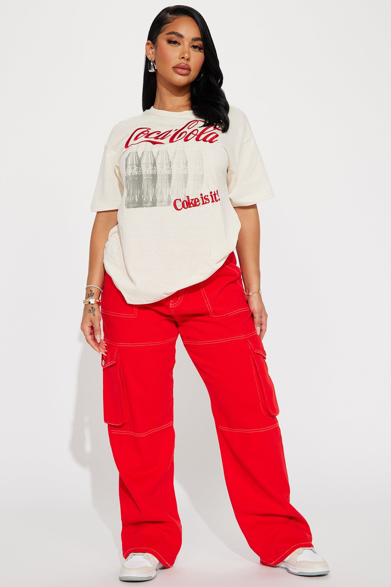 Coca-Cola Graphic T-Shirt - Sand sold by Fashion Nova product image thumbnail 2