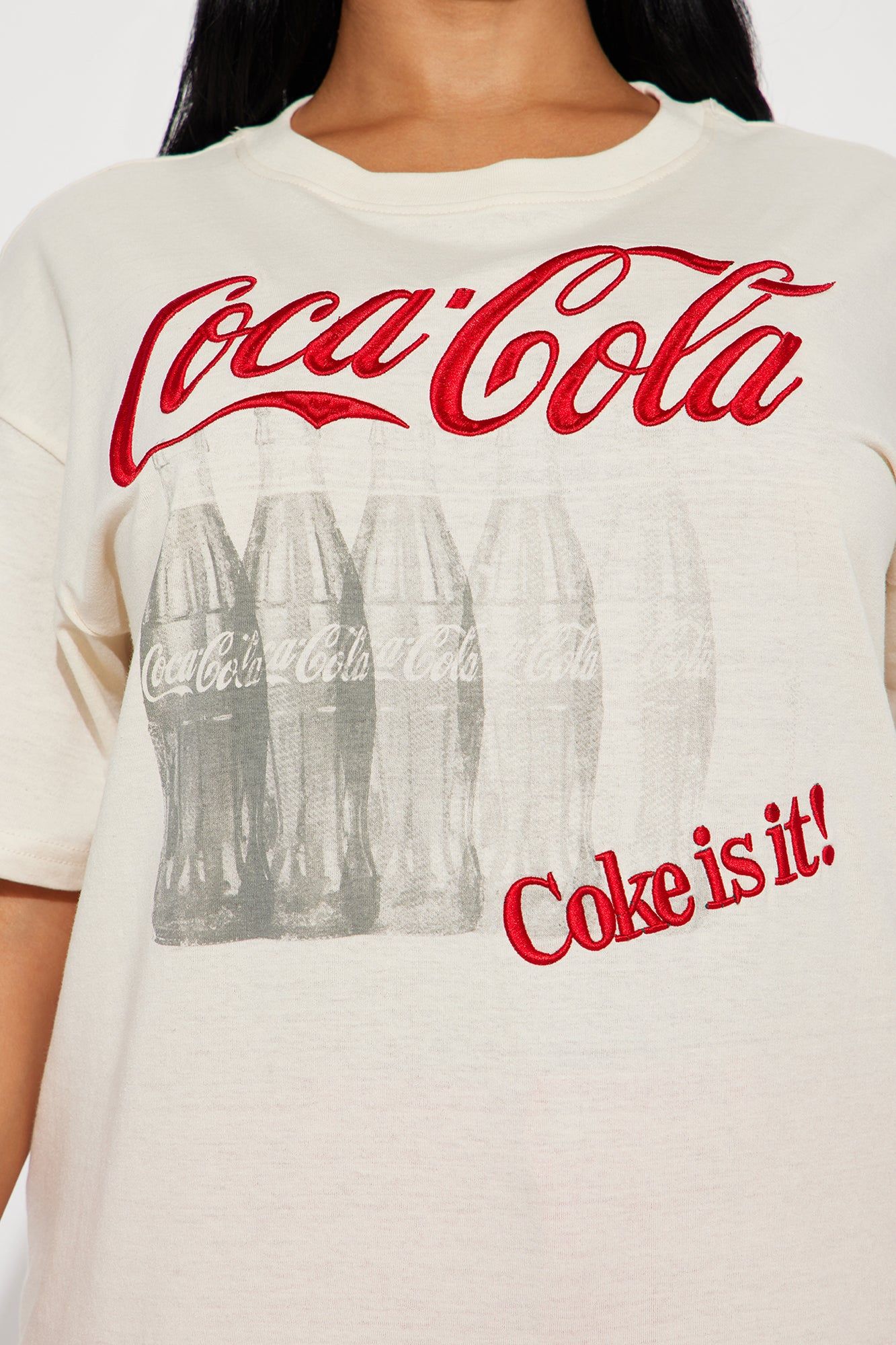 Coca-Cola Graphic T-Shirt - Sand sold by Fashion Nova product image thumbnail 3