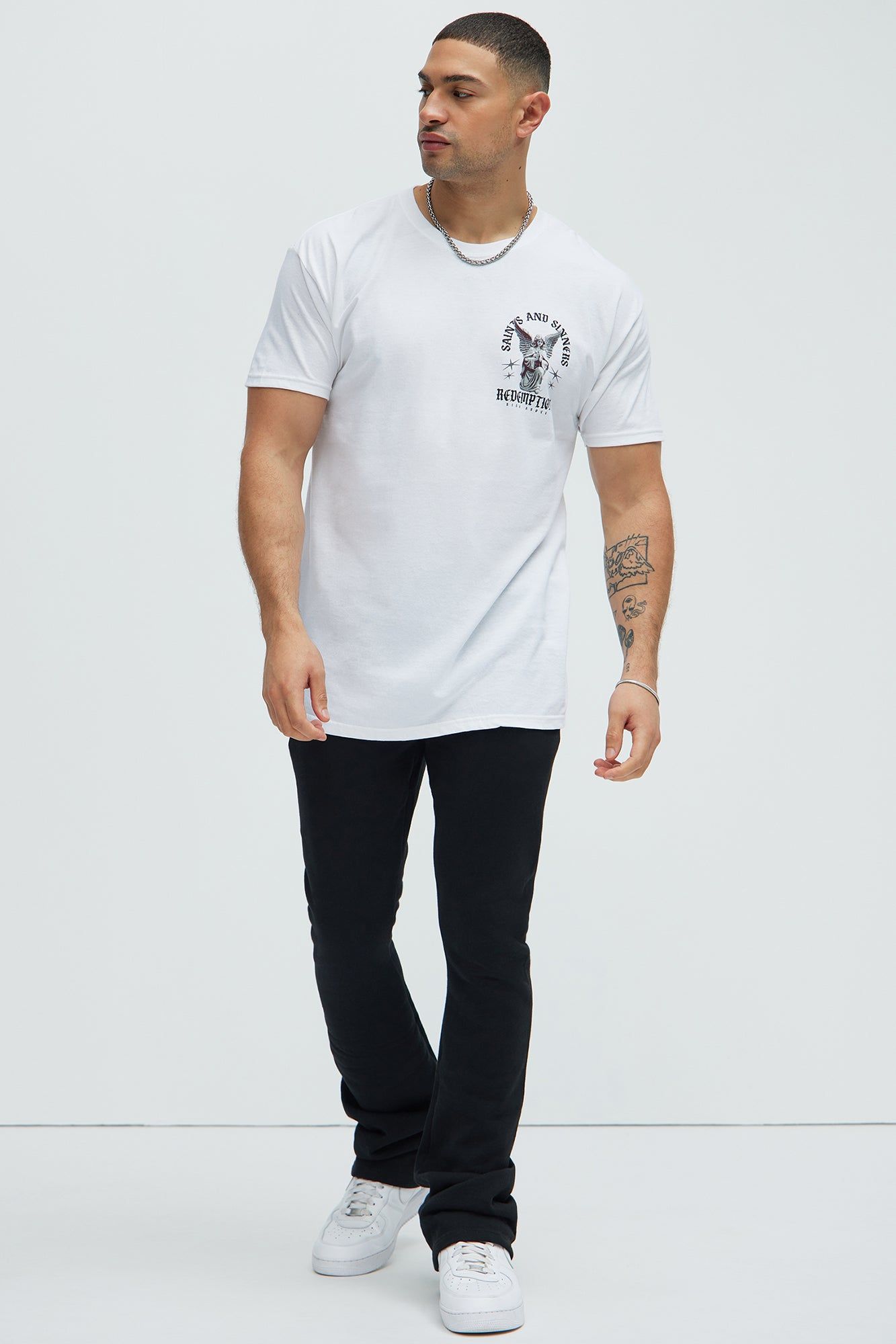 Saints And Sinners Redemption Short Sleeve Tee - White sold by Fashion Nova product image thumbnail 2