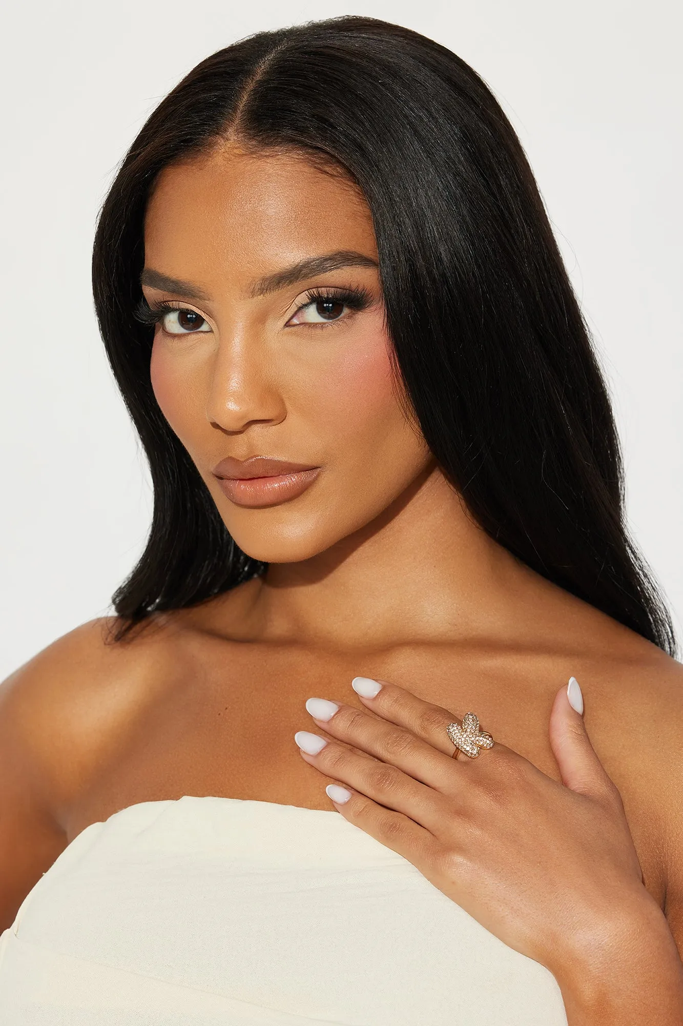 Bubble Initial K Ring - Gold sold by Fashion Nova product image thumbnail 2