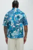 Jerry Floral Shirt - Blue/combo sold by Fashion Nova