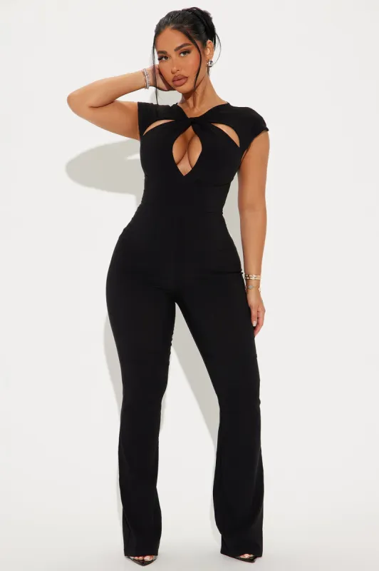 Kalany Jumpsuit - Black sold by Fashion Nova